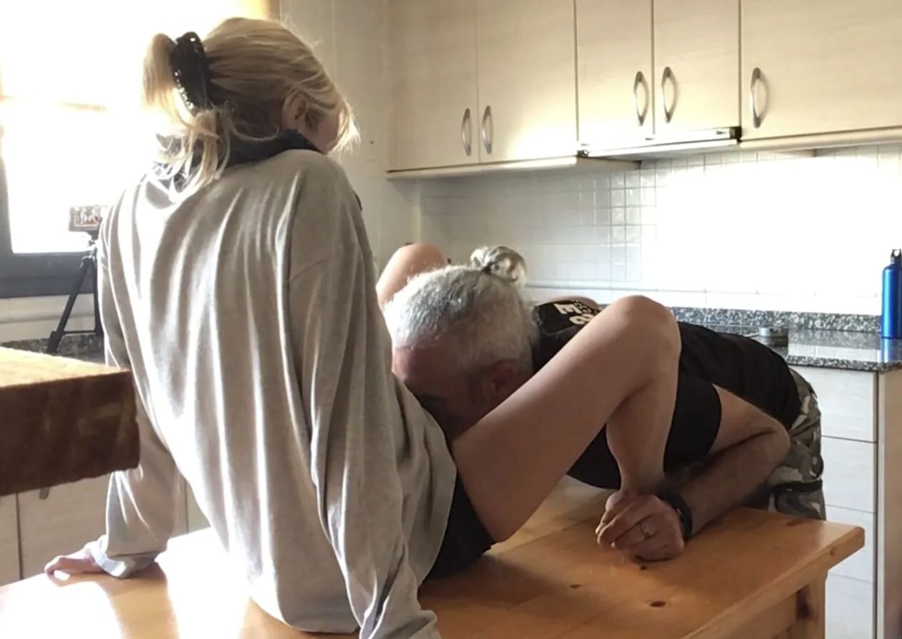 LOVE IN THE KITCHEN ( Full vid in my profile ) - 88 Pics