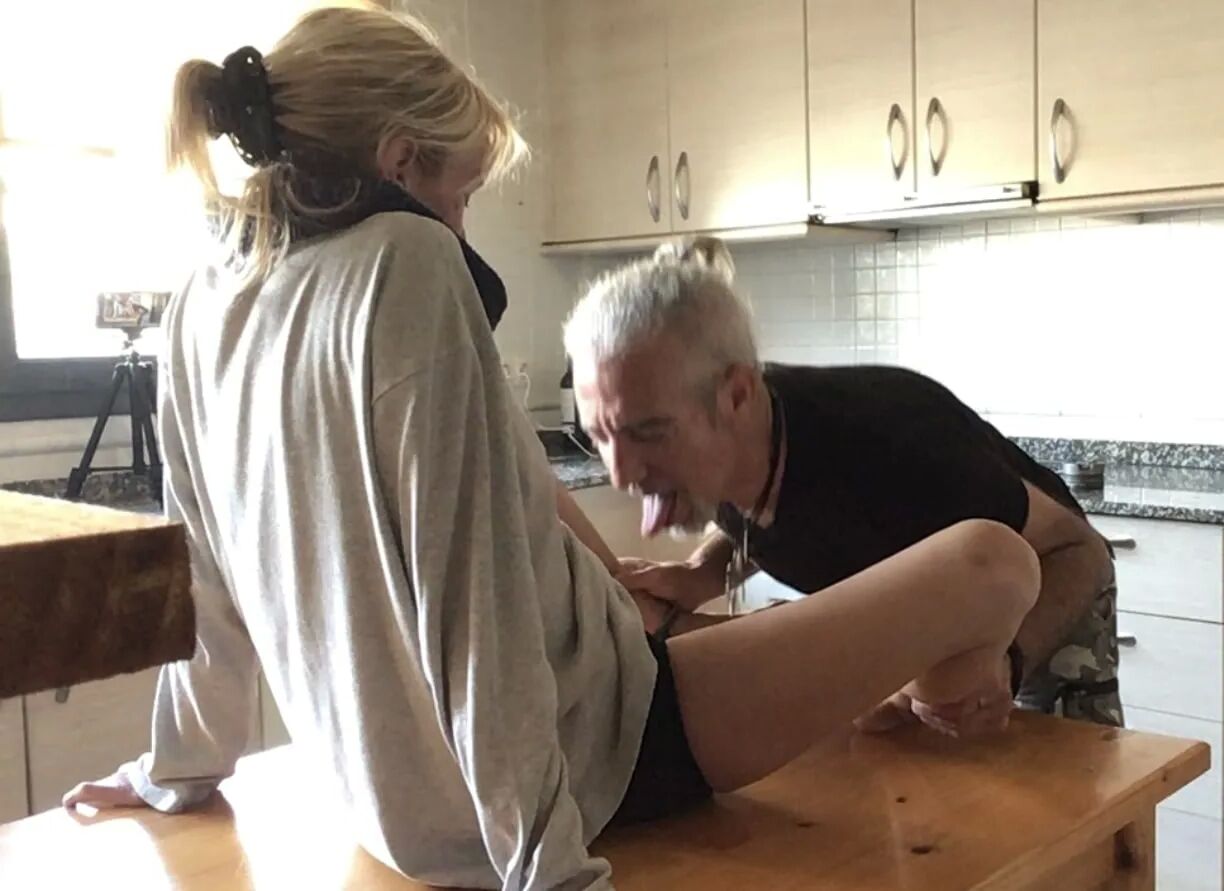 LOVE IN THE KITCHEN ( Full vid in my profile ) - 88 Pics