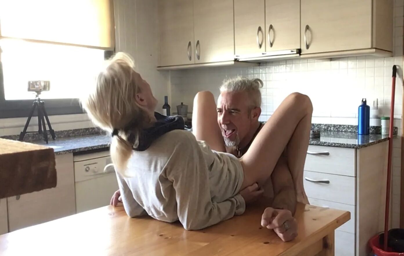 LOVE IN THE KITCHEN ( Full vid in my profile ) - 88 Pics