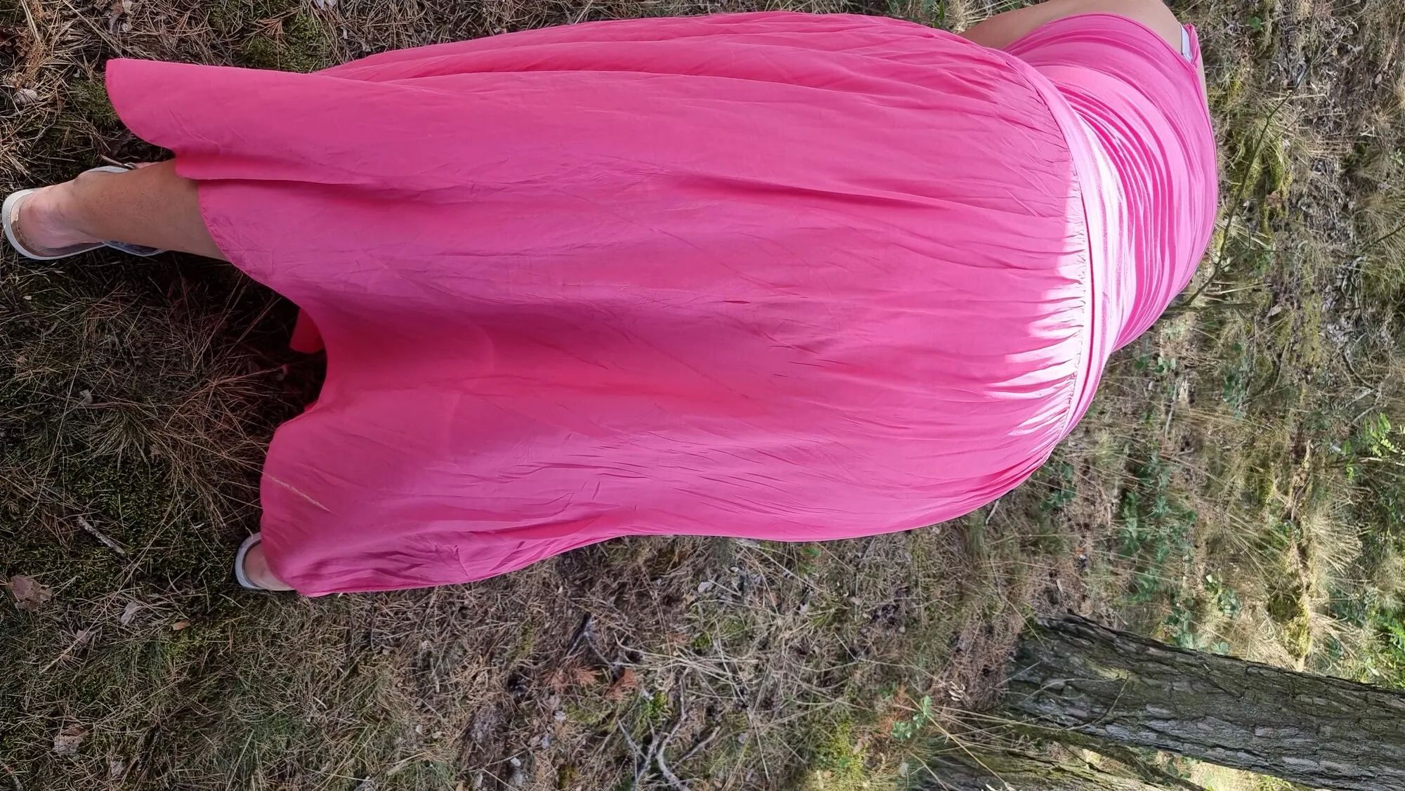 Busty milf showing off in nature - 86 Pics