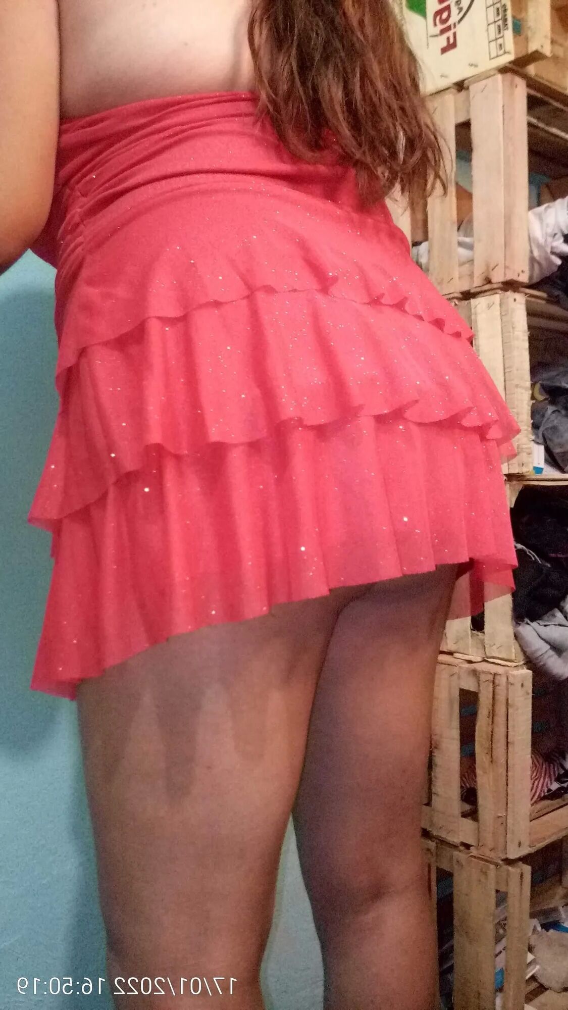 Pack 11: Usa un mini vestido rosado - 6 Pics