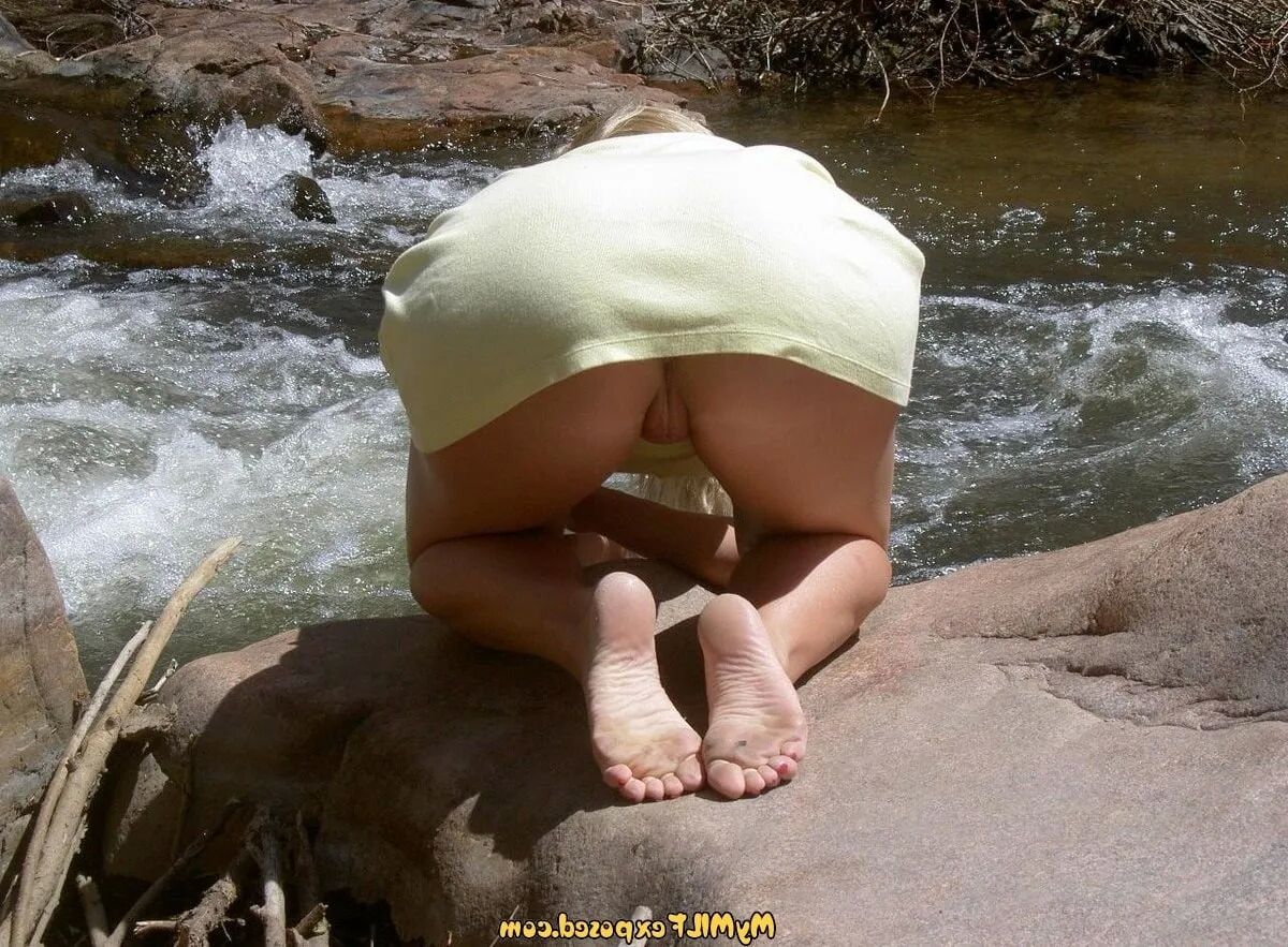 My MILF Exposed - My wife outdoors - 20 Pics