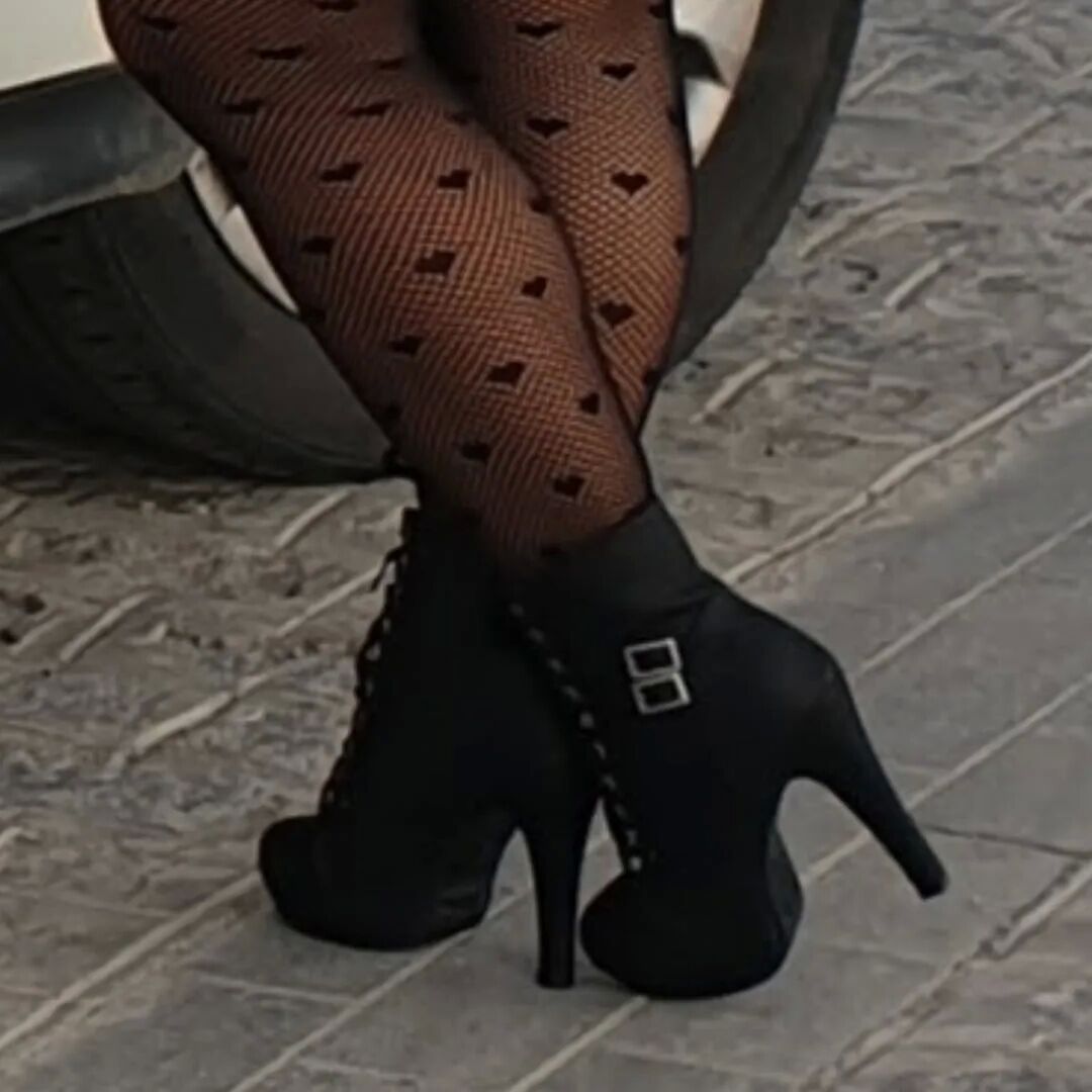 Some of my heels and stockings - 19 Pics