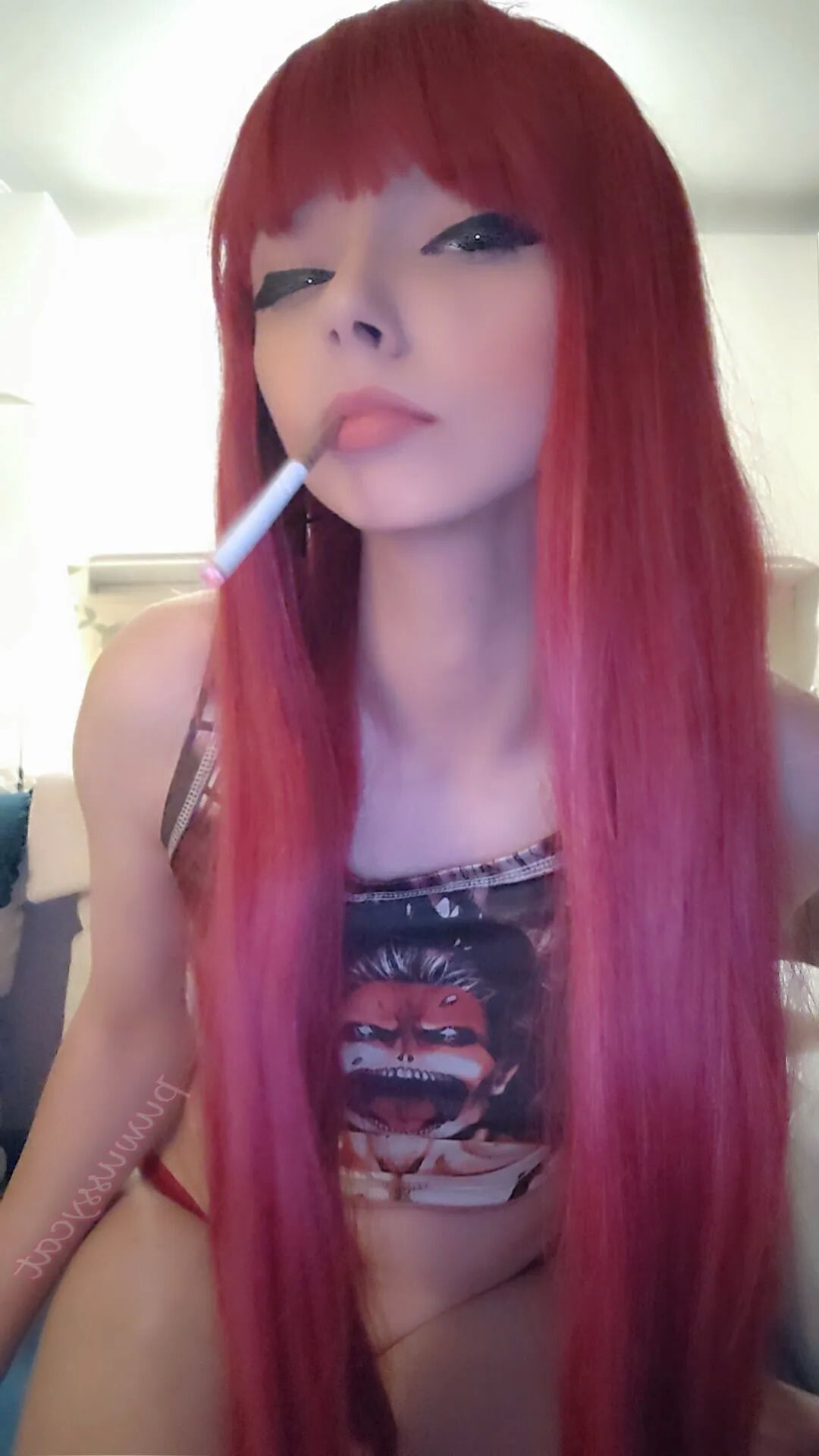 Anime Girl Smoking - 7 Pics