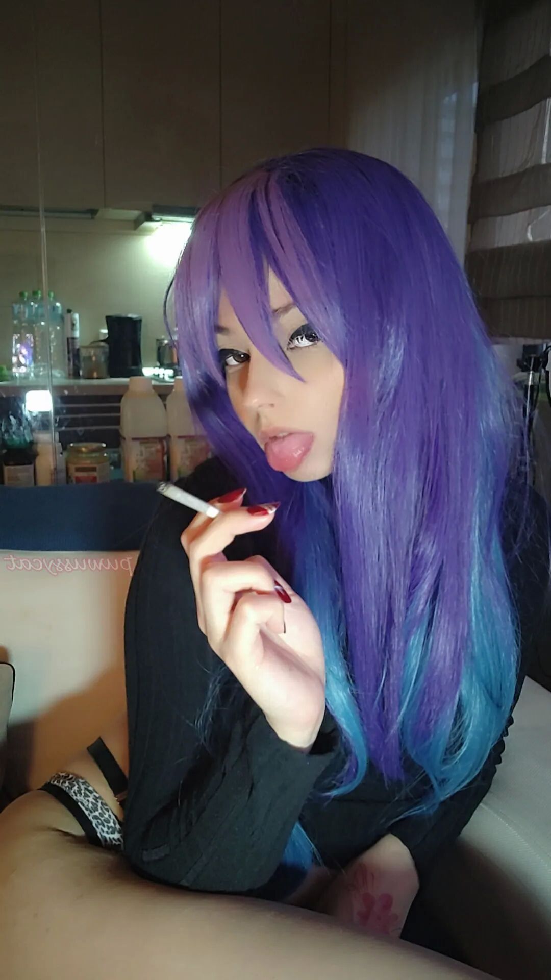 Adorable Egirl Smoking - 10 Pics