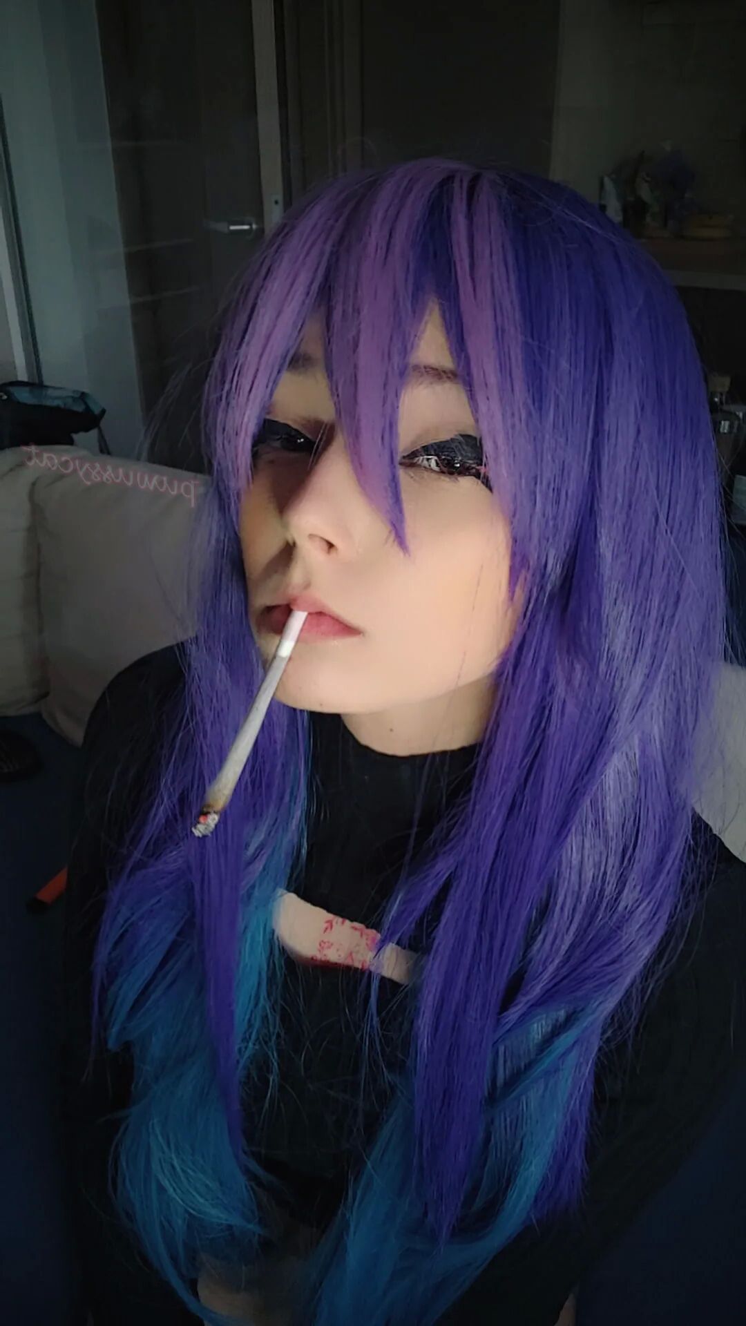Adorable Egirl Smoking - 10 Pics