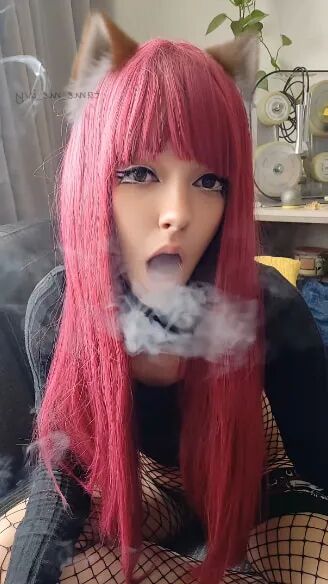 Adorable Alt Girl smoking a cig - 11 Pics