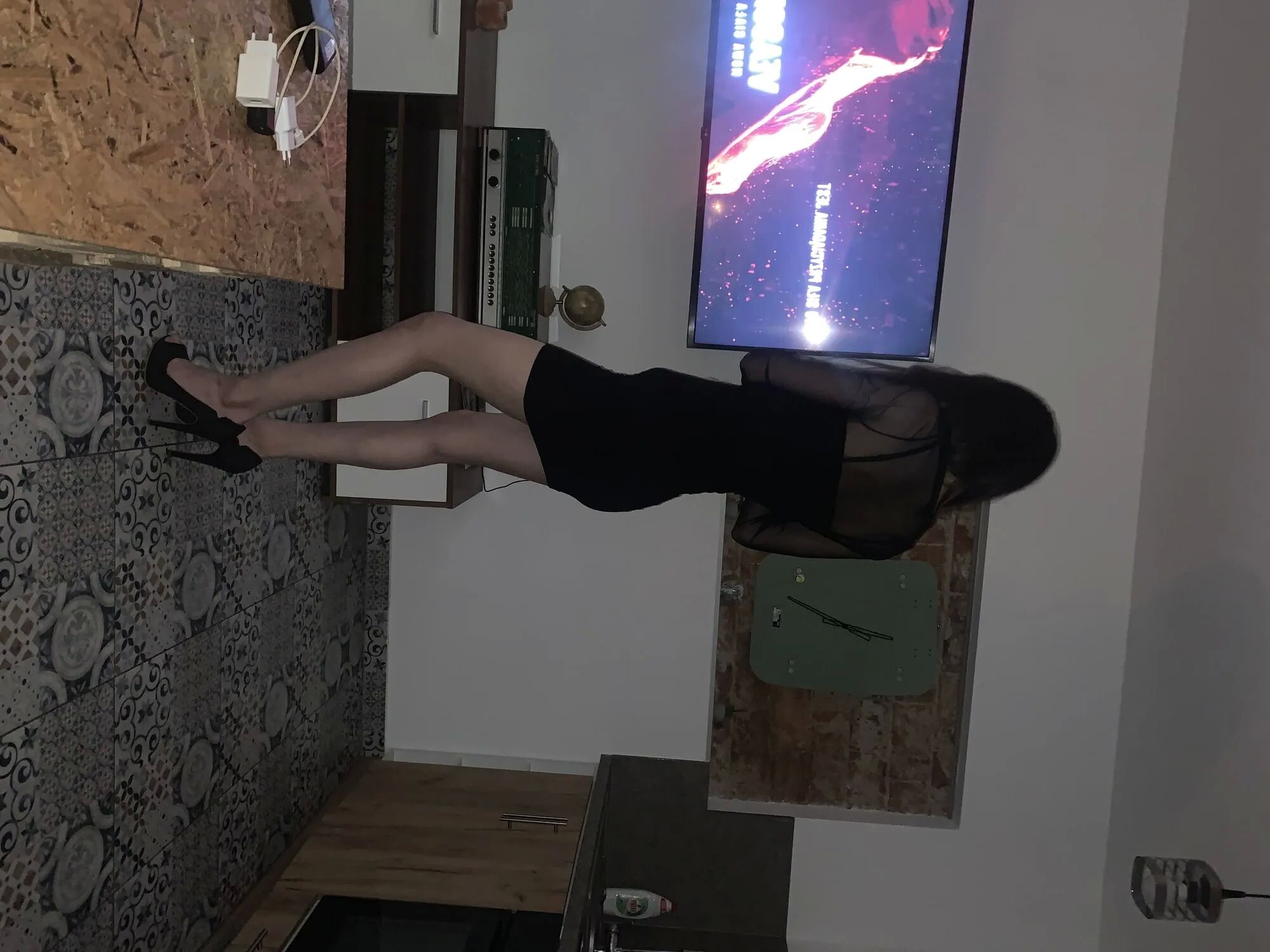 Step sister Patricia home alone - 16 Pics