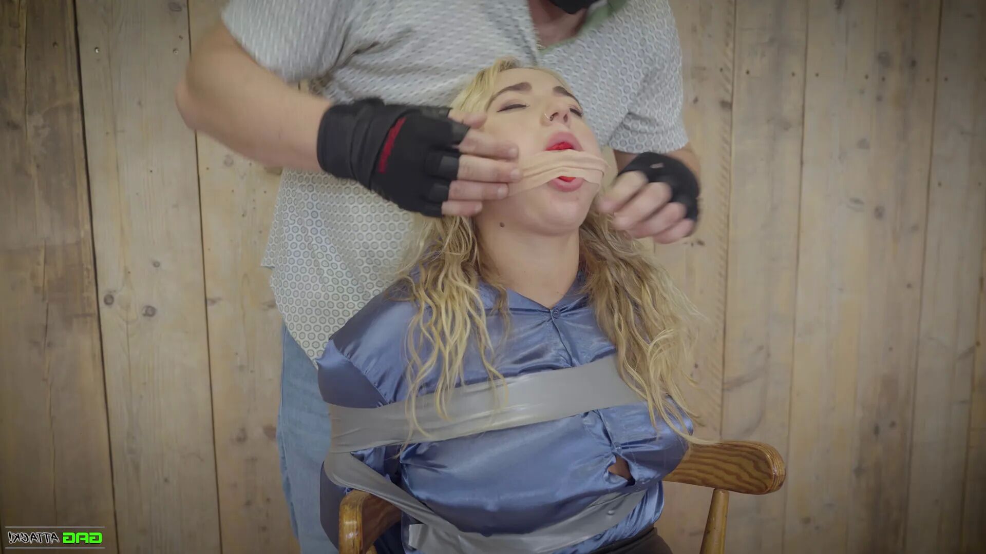 Zoey ziptie - Tape Bondage & Tape Gagged ( GagAttack.NL ) - 29 Pics