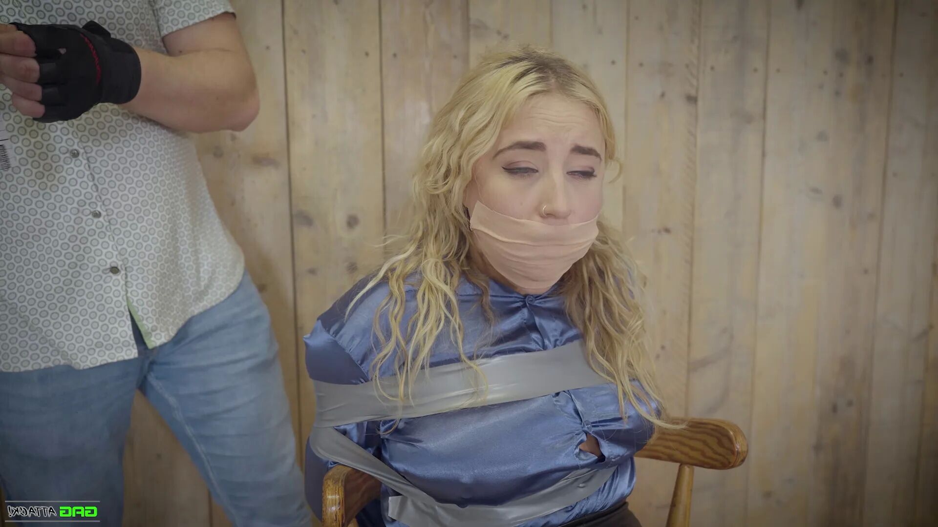 Zoey ziptie - Tape Bondage & Tape Gagged ( GagAttack.NL ) - 29 Pics