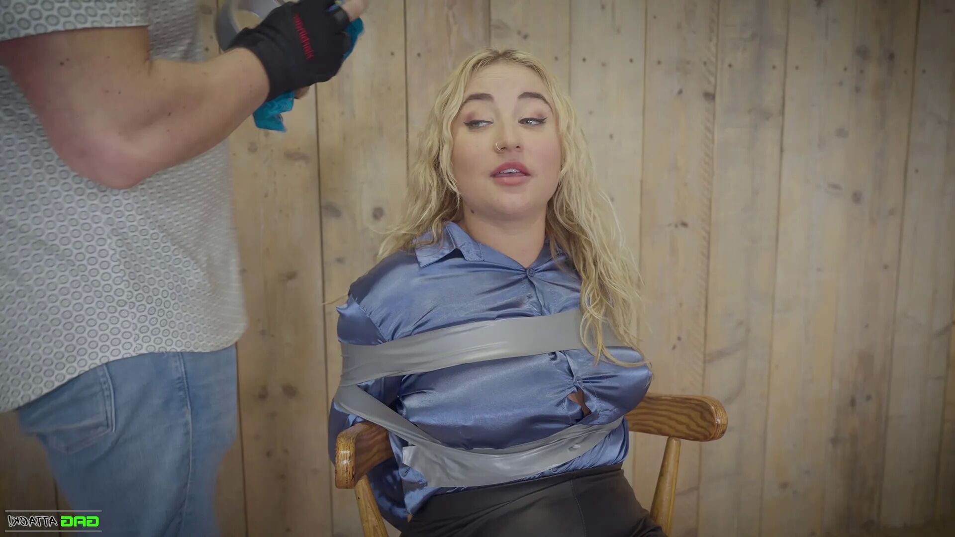 Zoey ziptie - Tape Bondage & Tape Gagged ( GagAttack.NL ) - 29 Pics