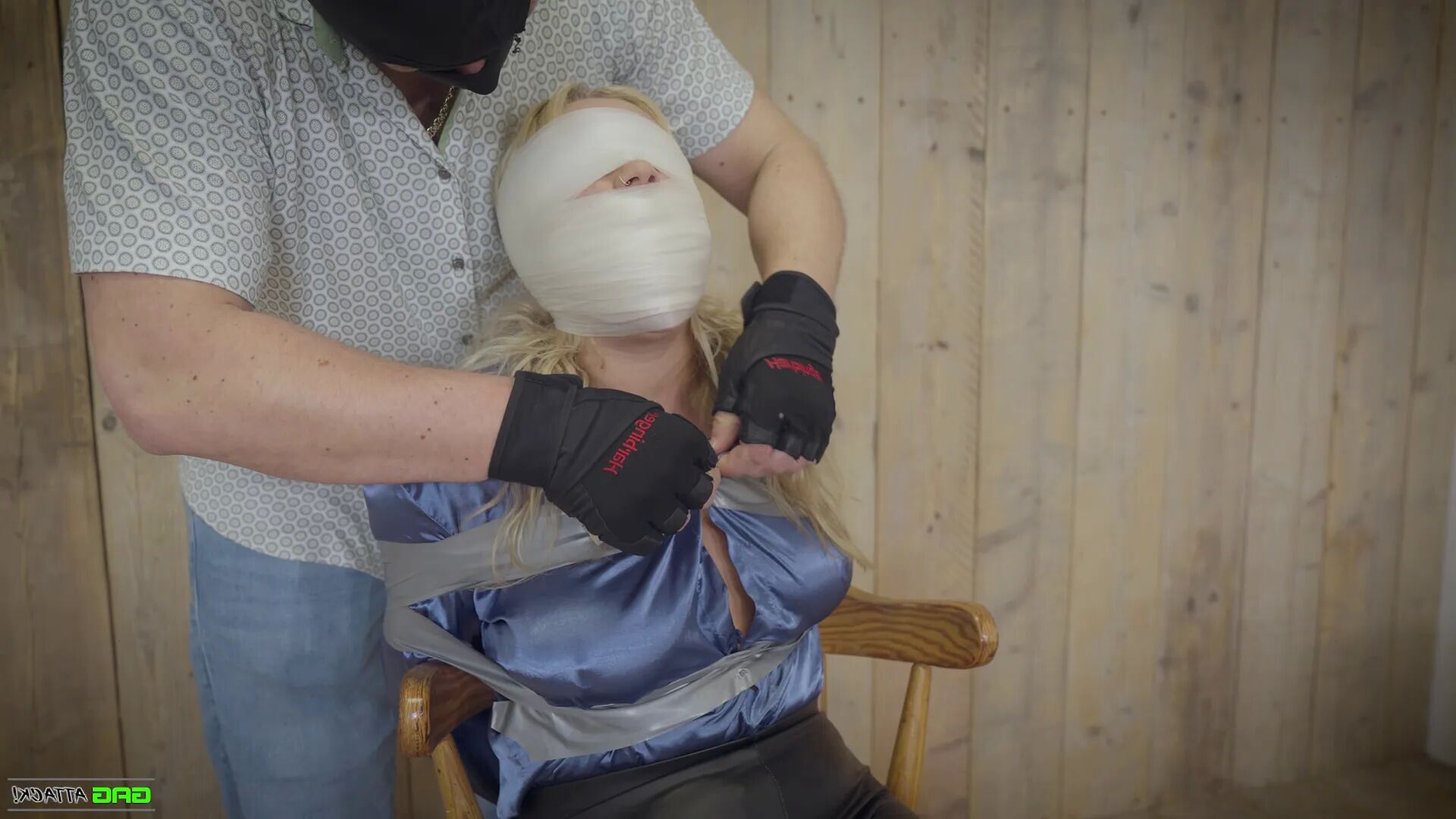 Zoey ziptie - Tape Bondage & Tape Gagged ( GagAttack.NL ) - 29 Pics