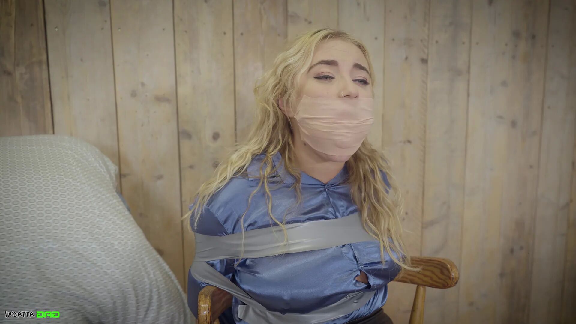 Zoey ziptie - Tape Bondage & Tape Gagged ( GagAttack.NL ) - 29 Pics