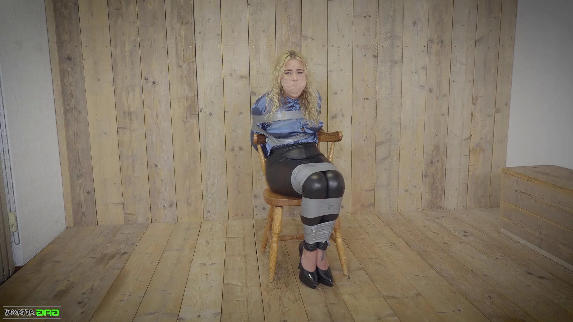Zoey ziptie - Tape Bondage & Tape Gagged ( GagAttack.NL ) - 29 Pics