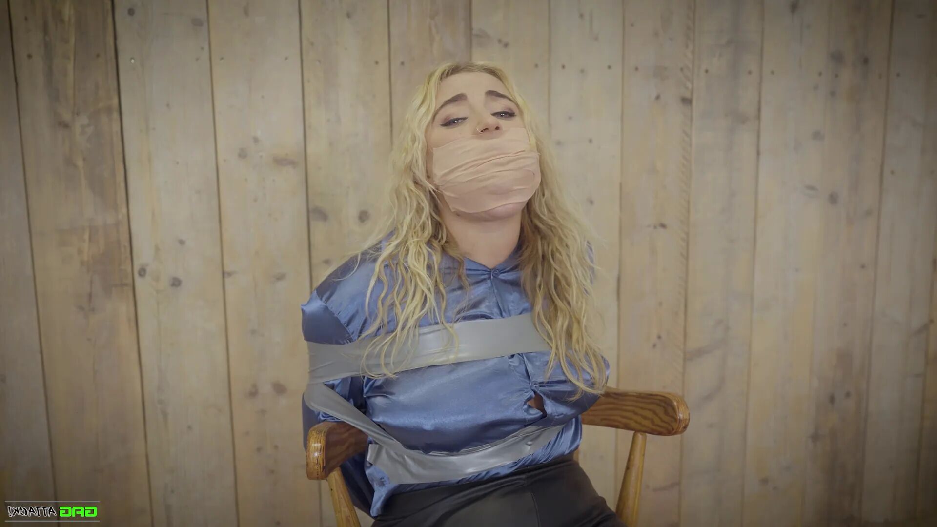 Zoey ziptie - Tape Bondage & Tape Gagged ( GagAttack.NL ) - 29 Pics