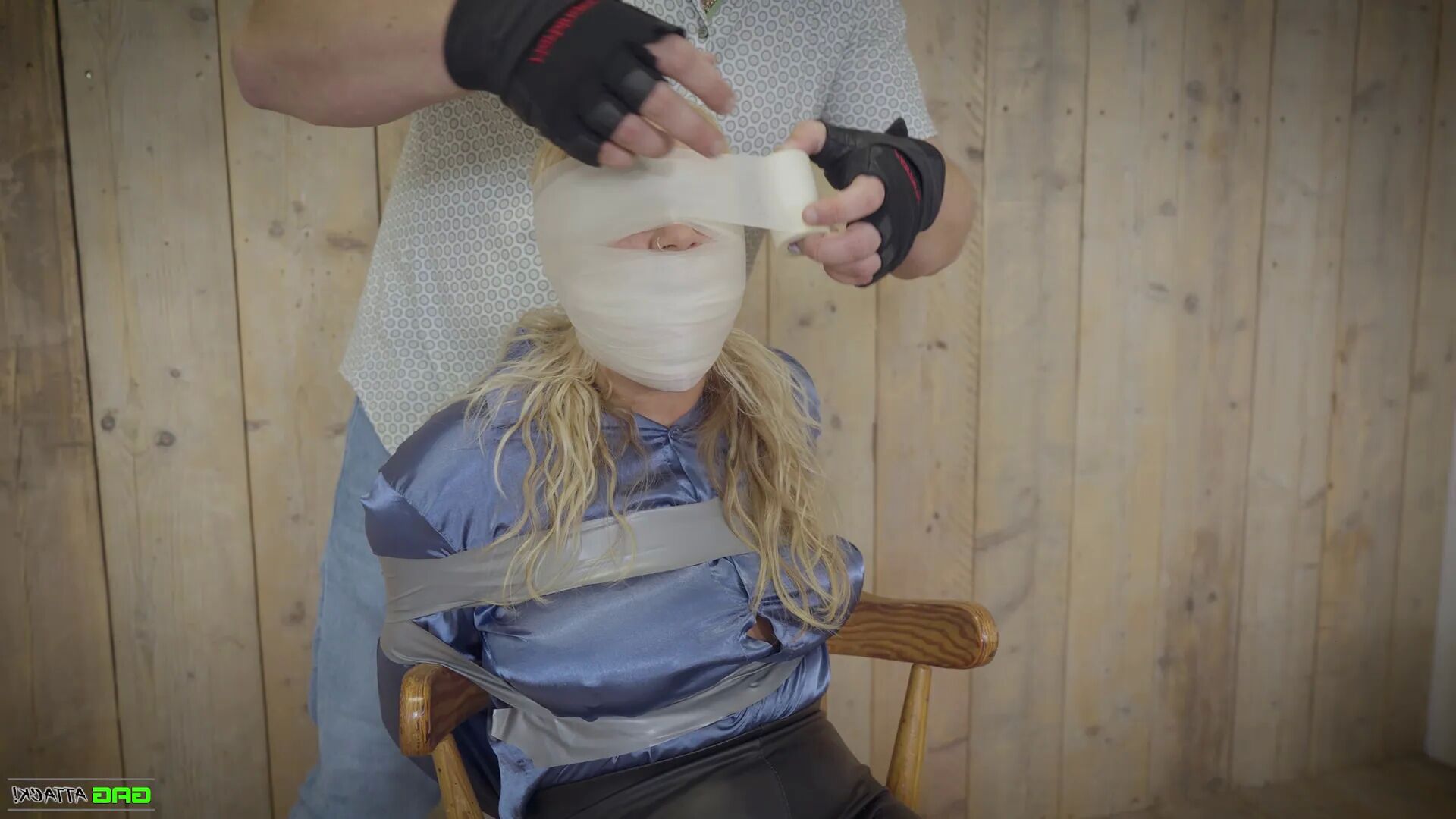 Zoey ziptie - Tape Bondage & Tape Gagged ( GagAttack.NL ) - 29 Pics