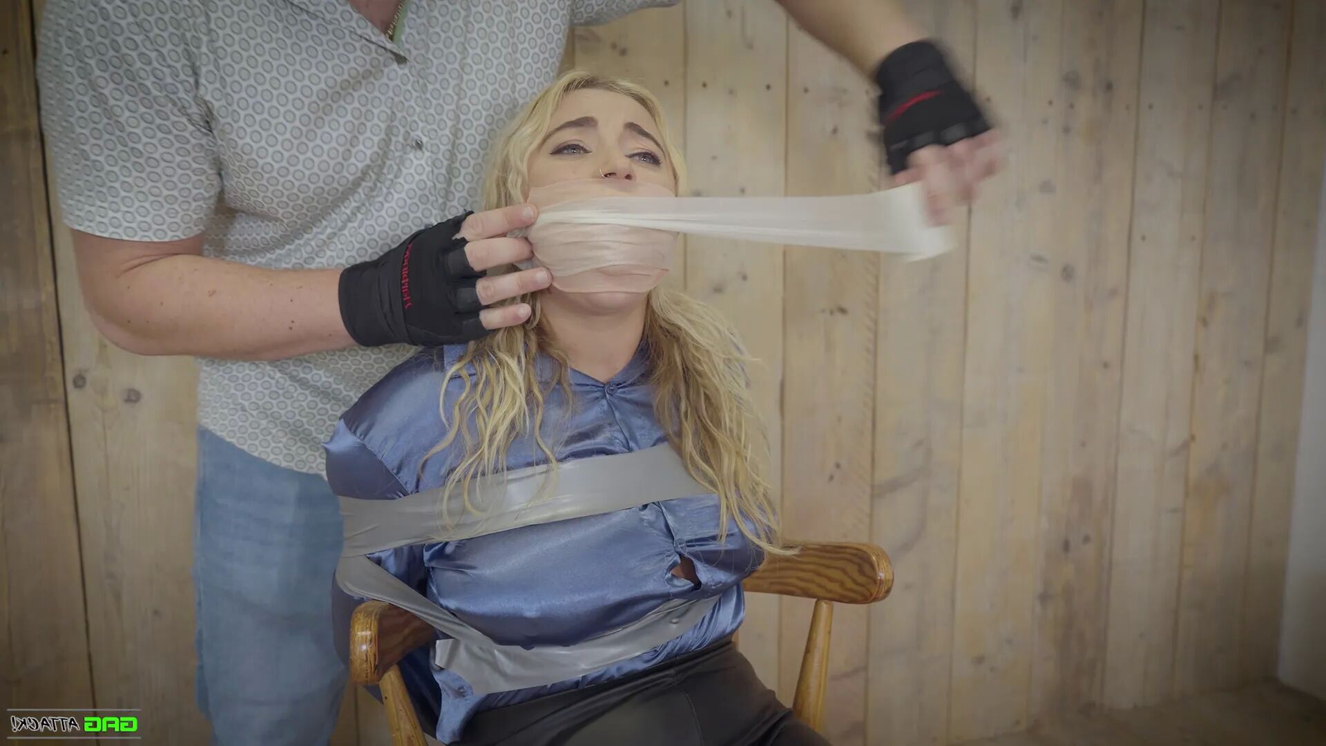 Zoey ziptie - Tape Bondage & Tape Gagged ( GagAttack.NL ) - 29 Pics