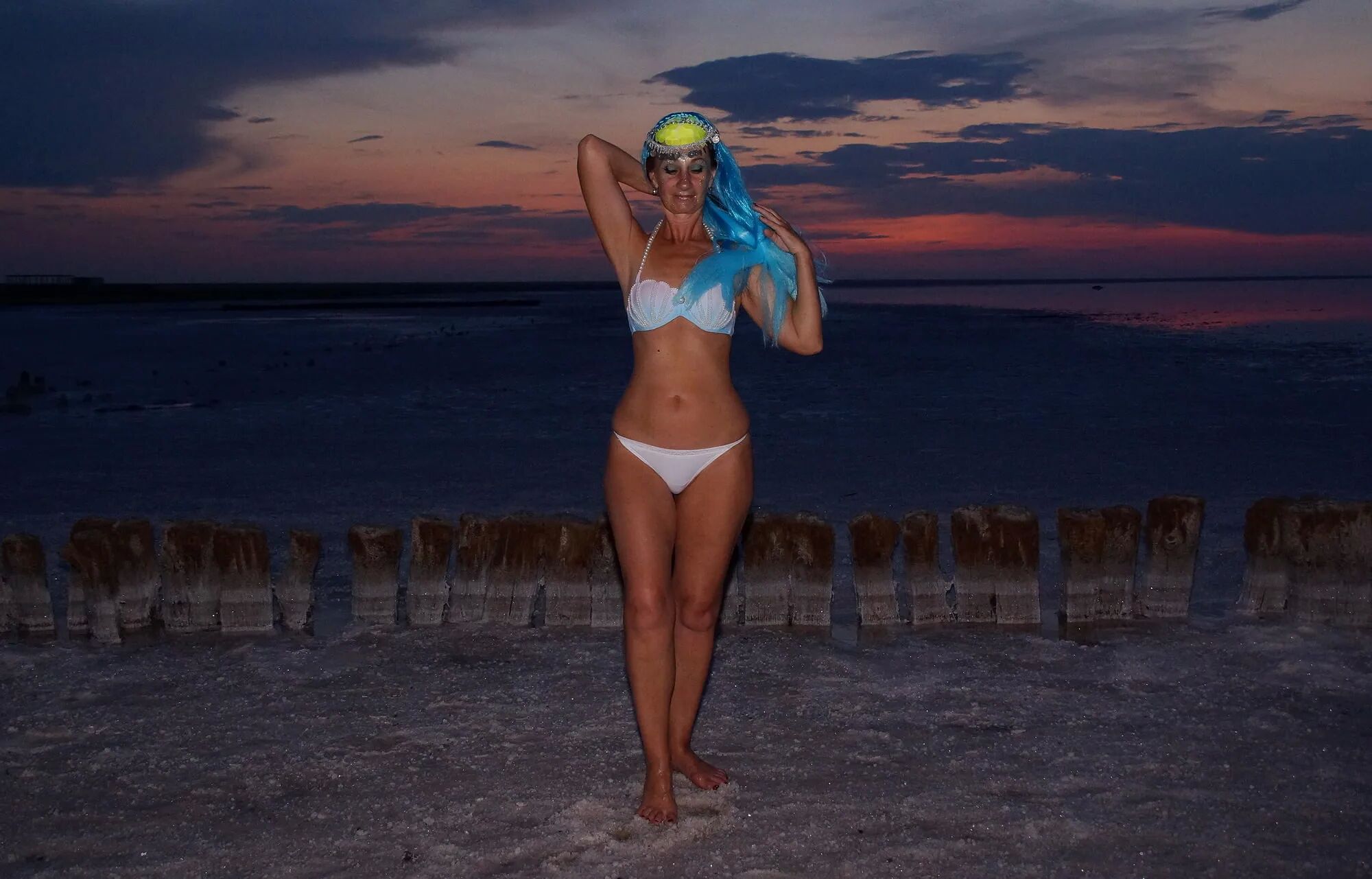 Bikini on Sunset Background - 28 Pics