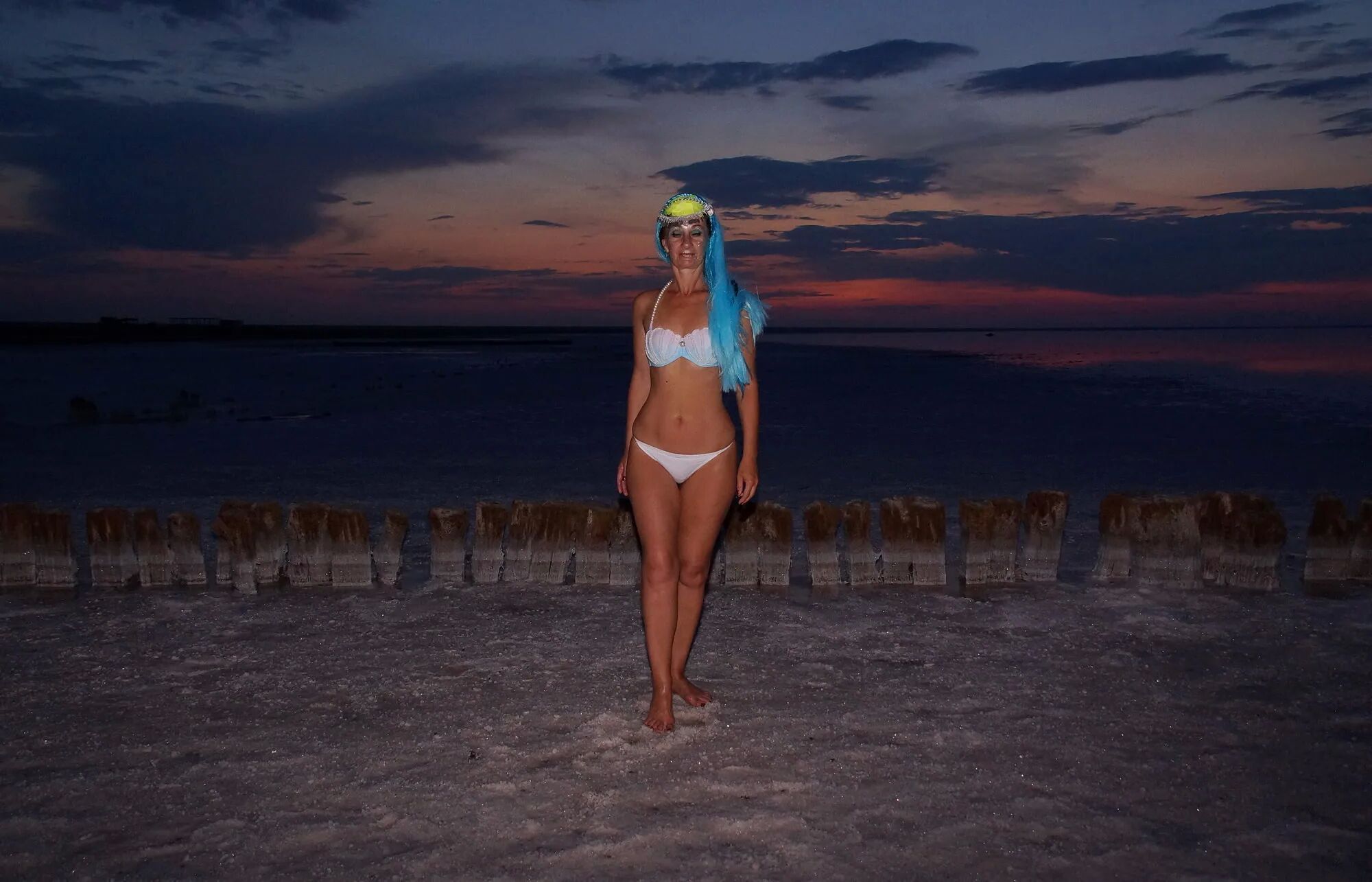 Bikini on Sunset Background - 28 Pics