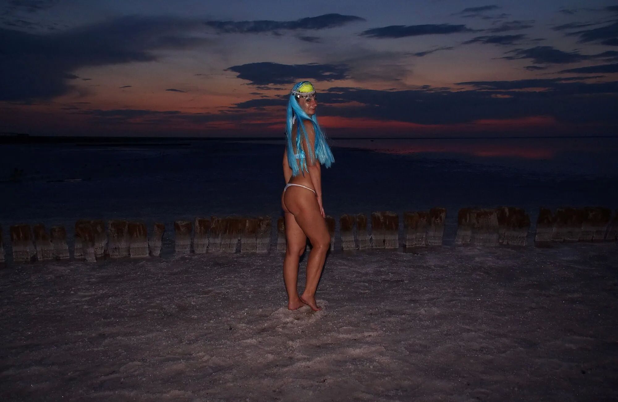 Bikini on Sunset Background - 28 Pics