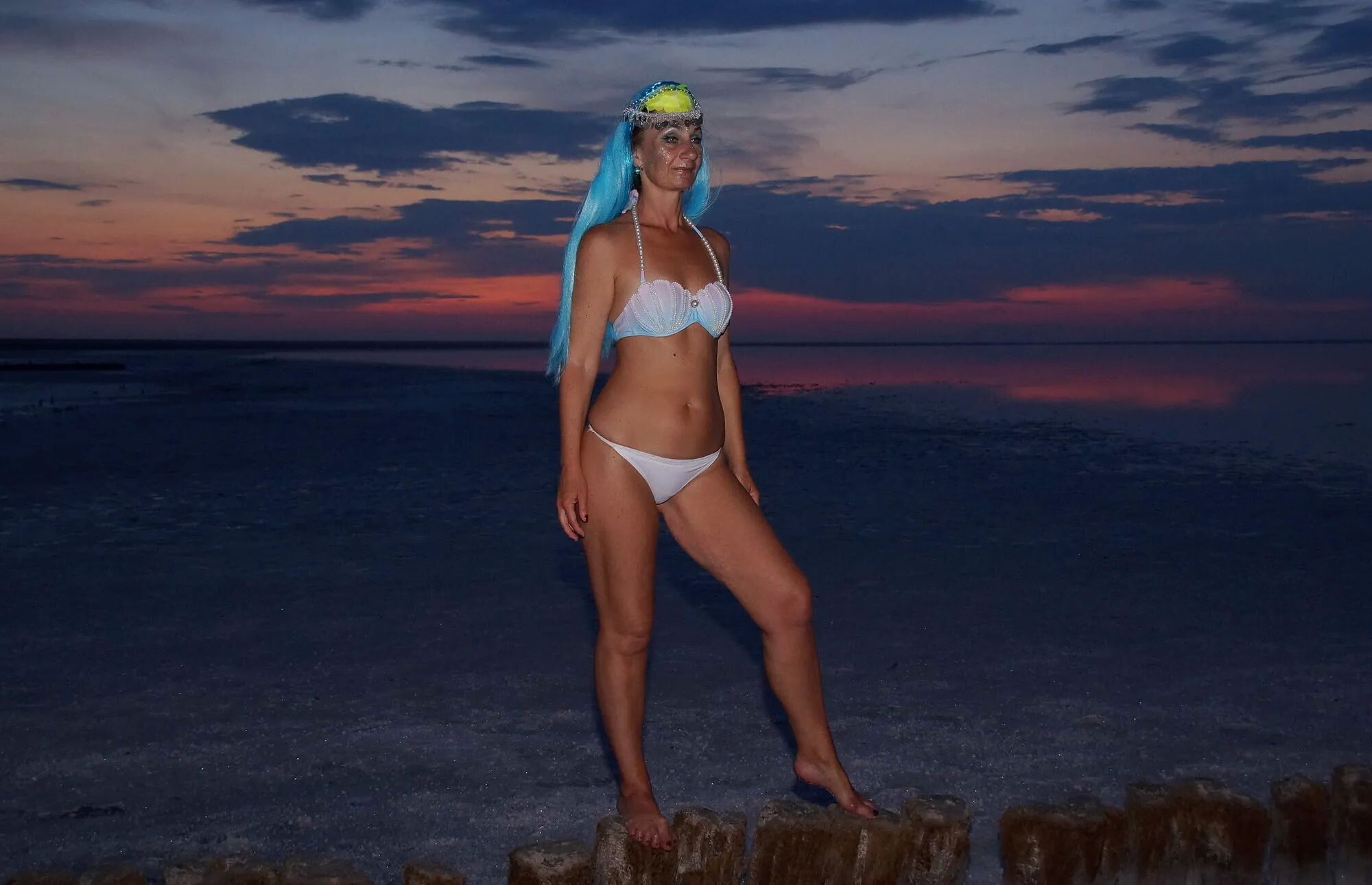 Bikini on Sunset Background - 28 Pics