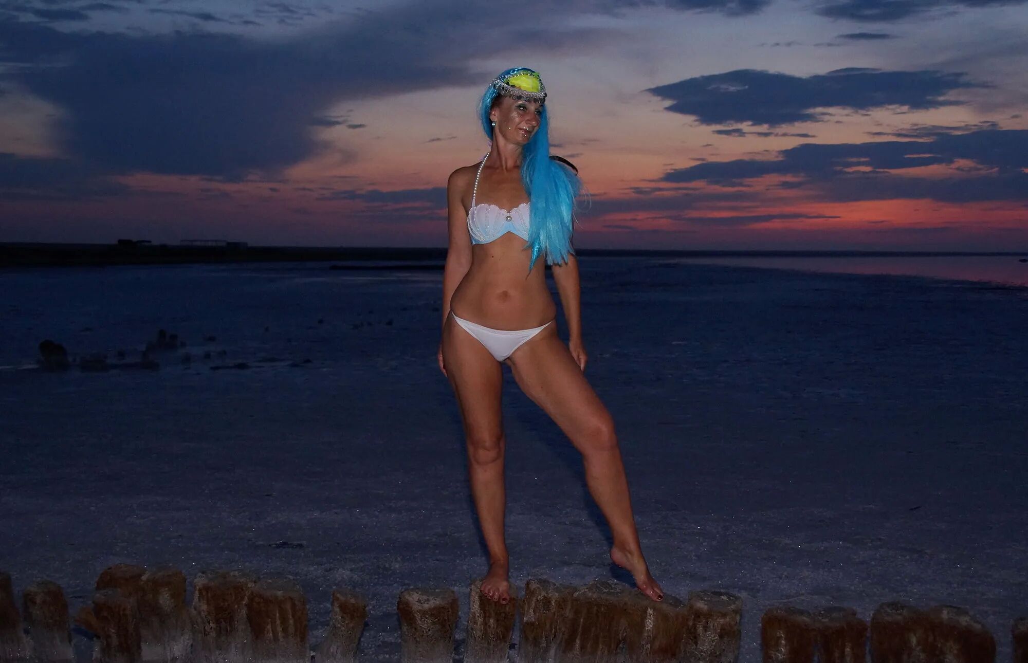 Bikini on Sunset Background - 28 Pics