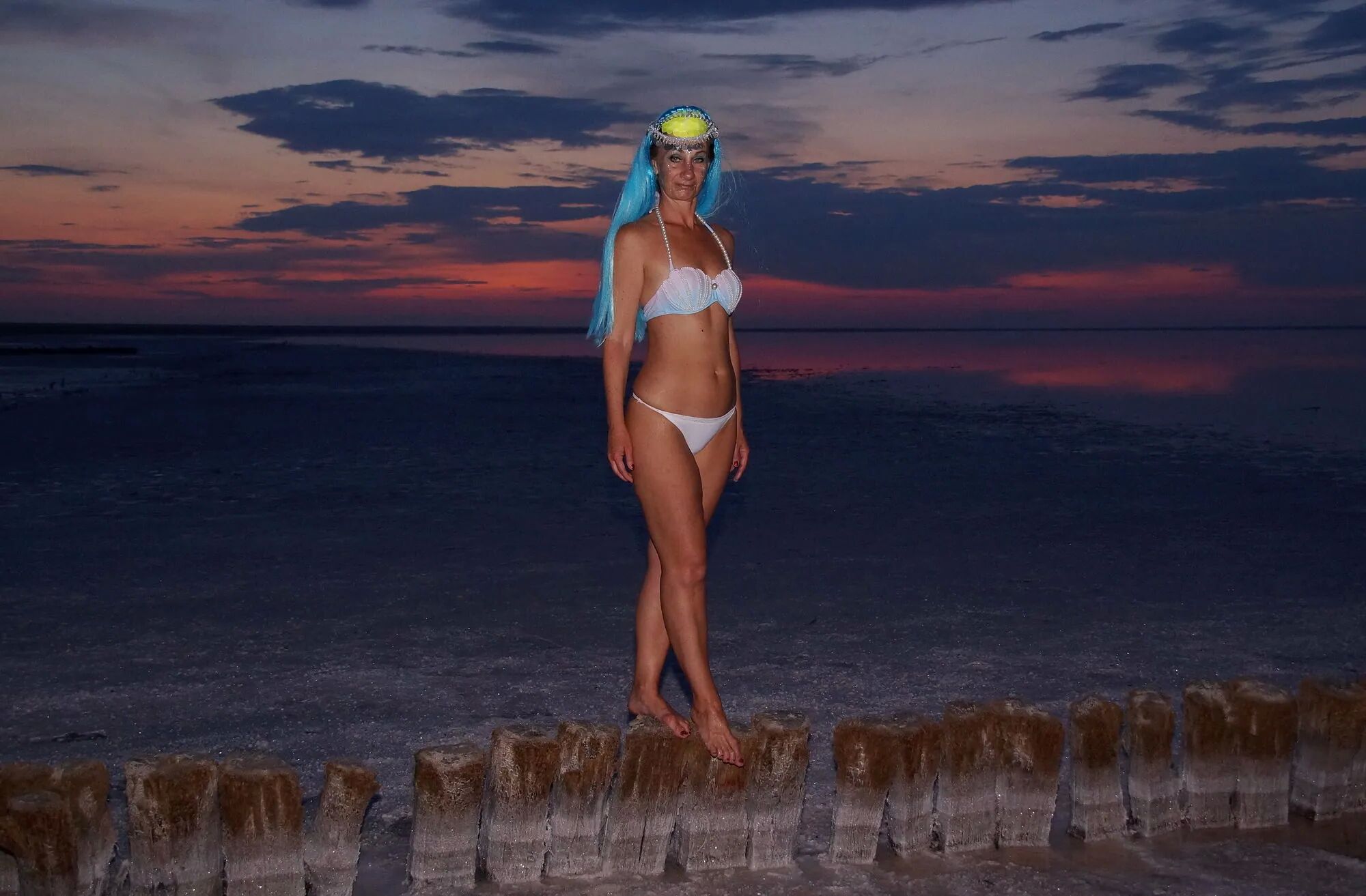 Bikini on Sunset Background - 28 Pics