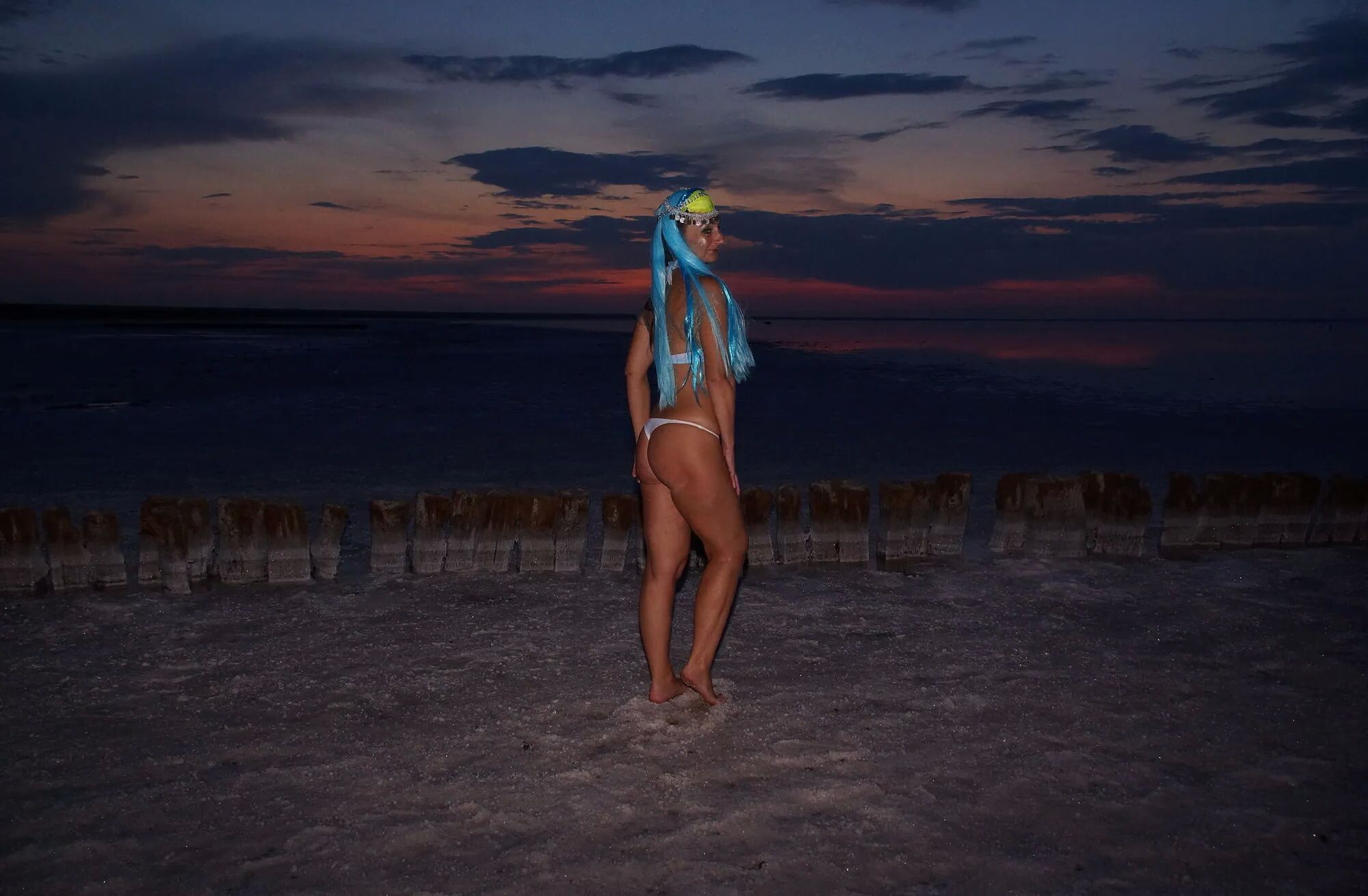 Bikini on Sunset Background - 28 Pics