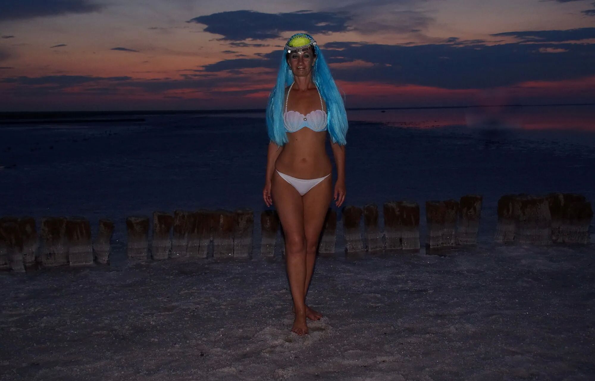 Bikini on Sunset Background - 28 Pics