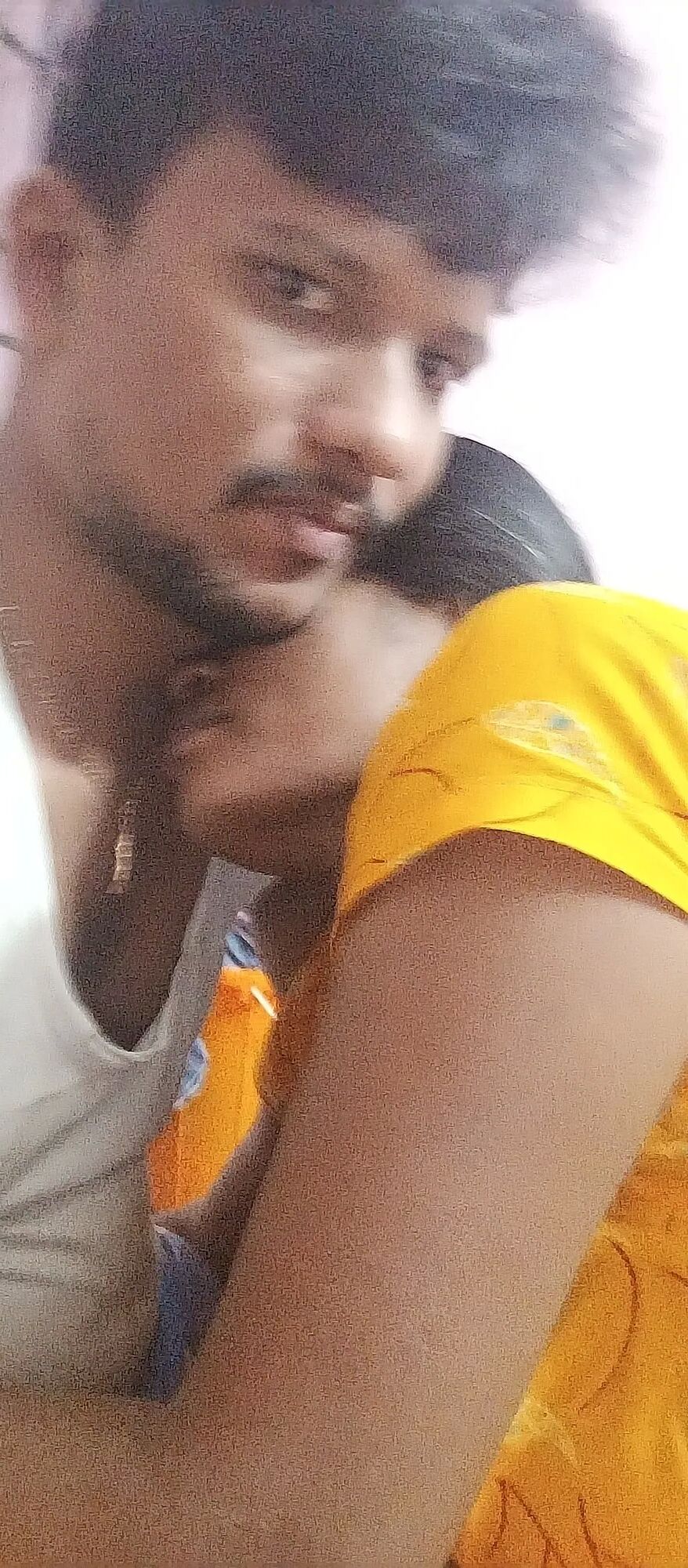 Indian wife and husband kissing - 7 Pics