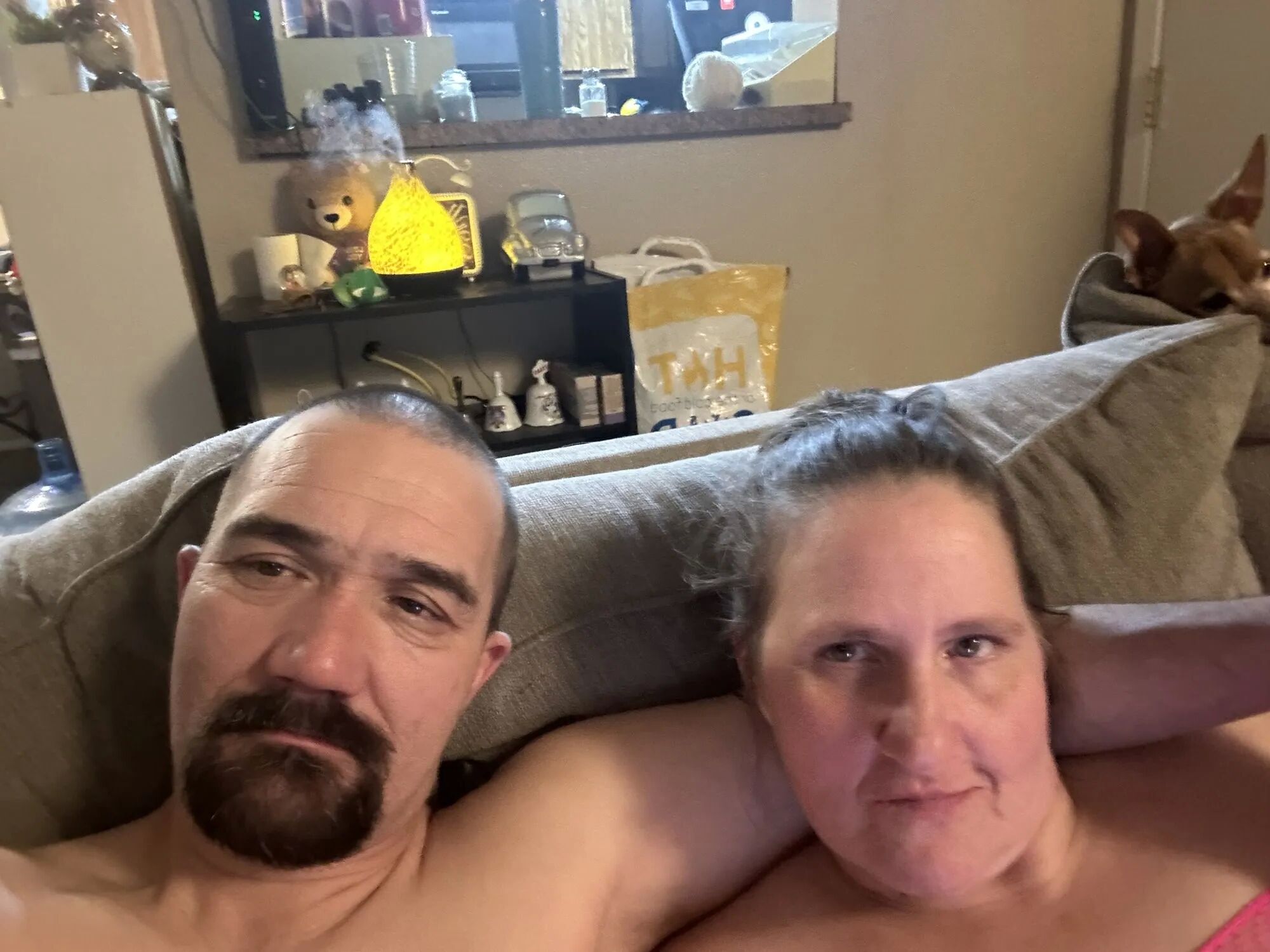 Me and hornyslavepet - 8 Pics