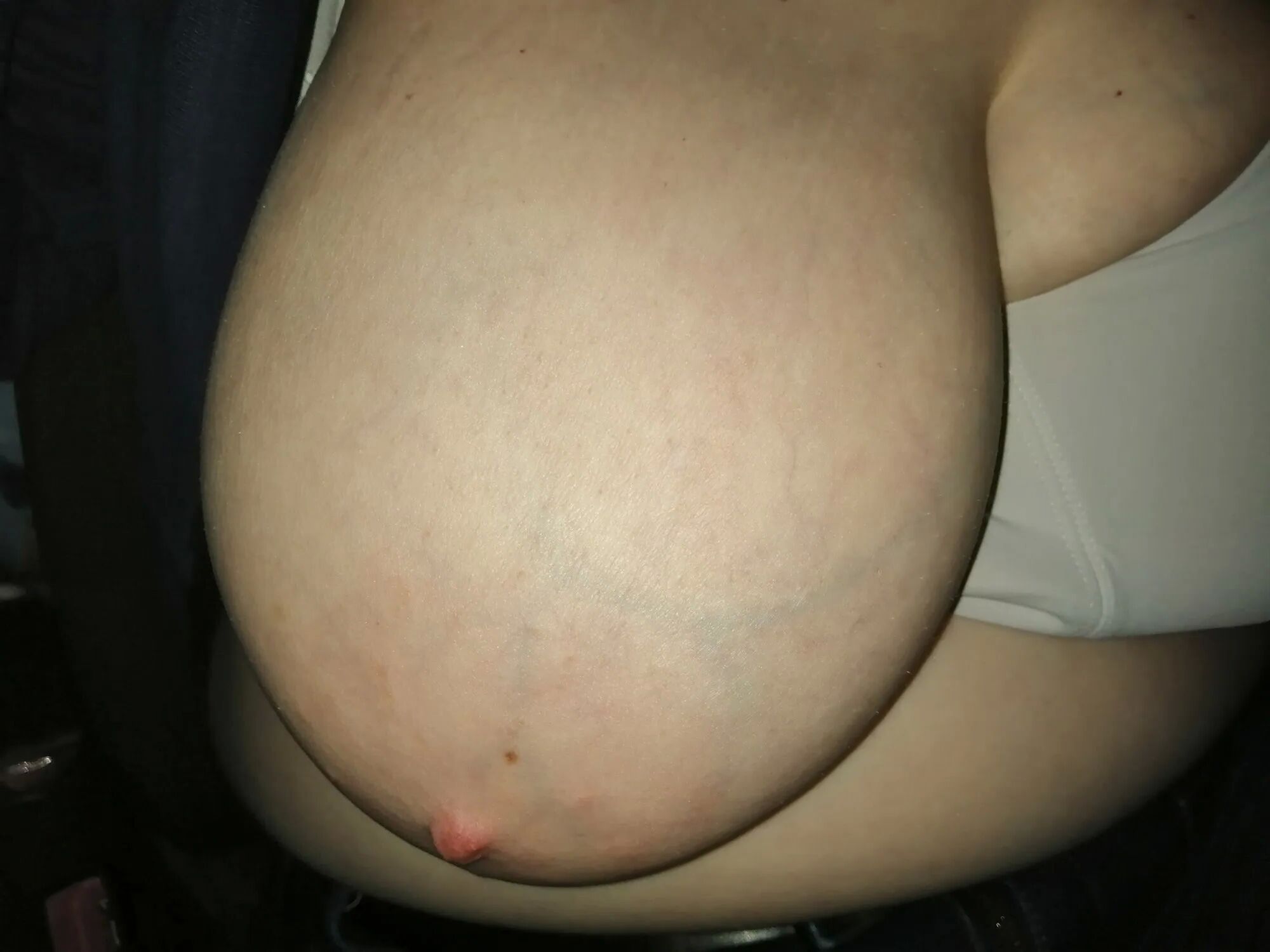 Tits in a car - 46 Pics