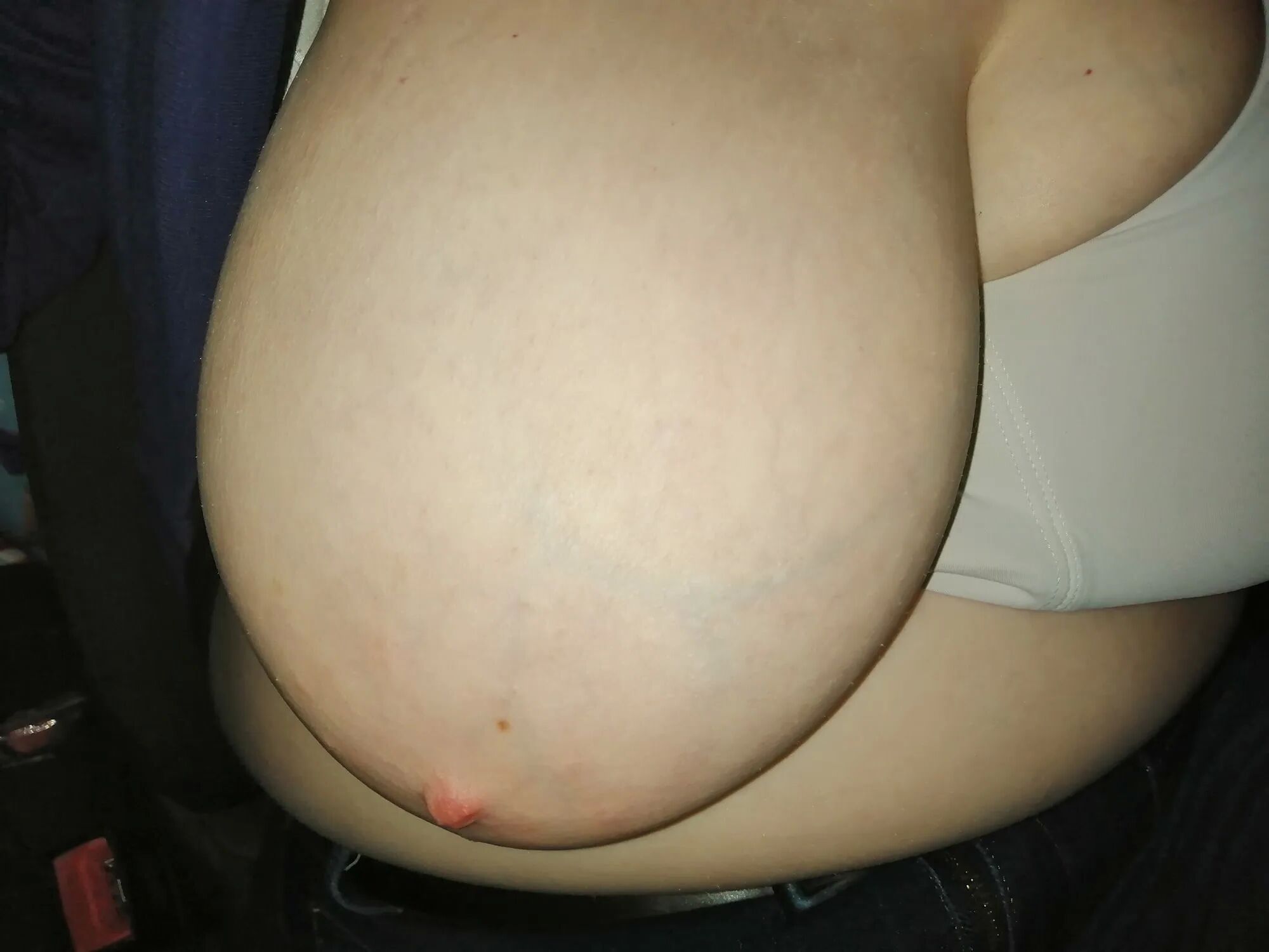 Tits in a car - 46 Pics