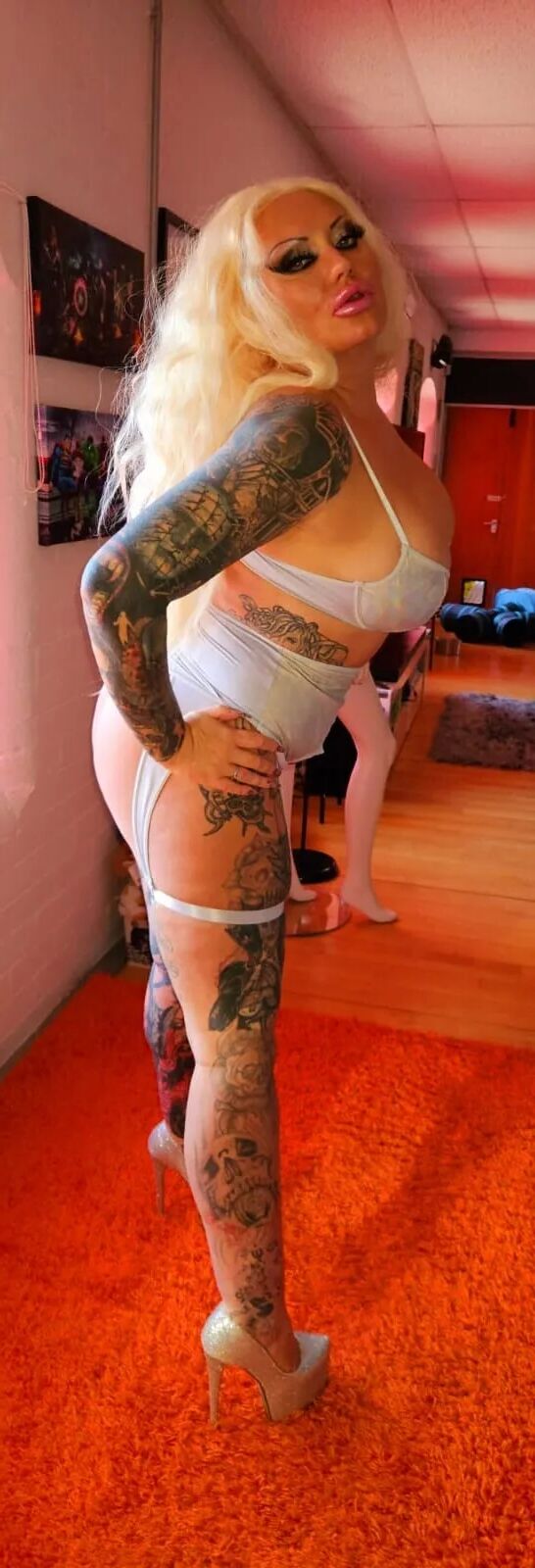 SILVER SPACE GIRL - 15 Pics