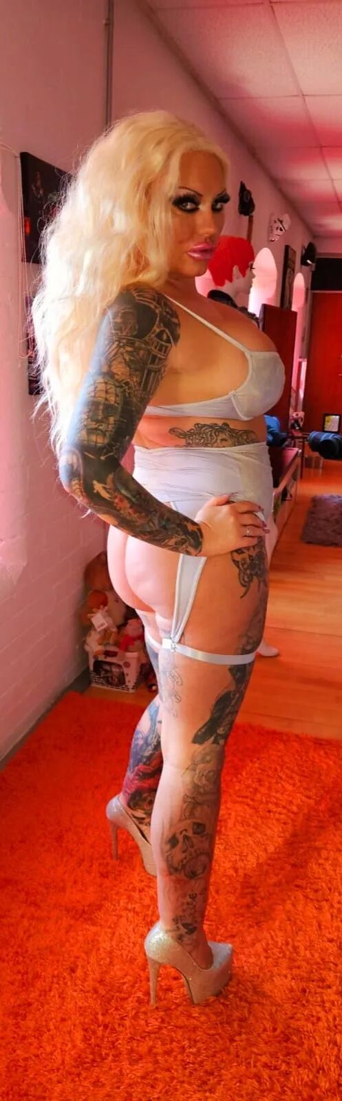 SILVER SPACE GIRL - 15 Pics