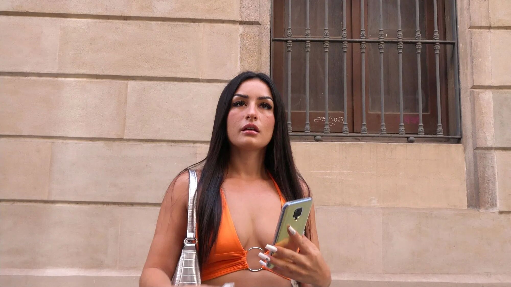 GERMAN SCOUT - Beautiful Big Butt Latina Annie Reis talk to - 32 Pics