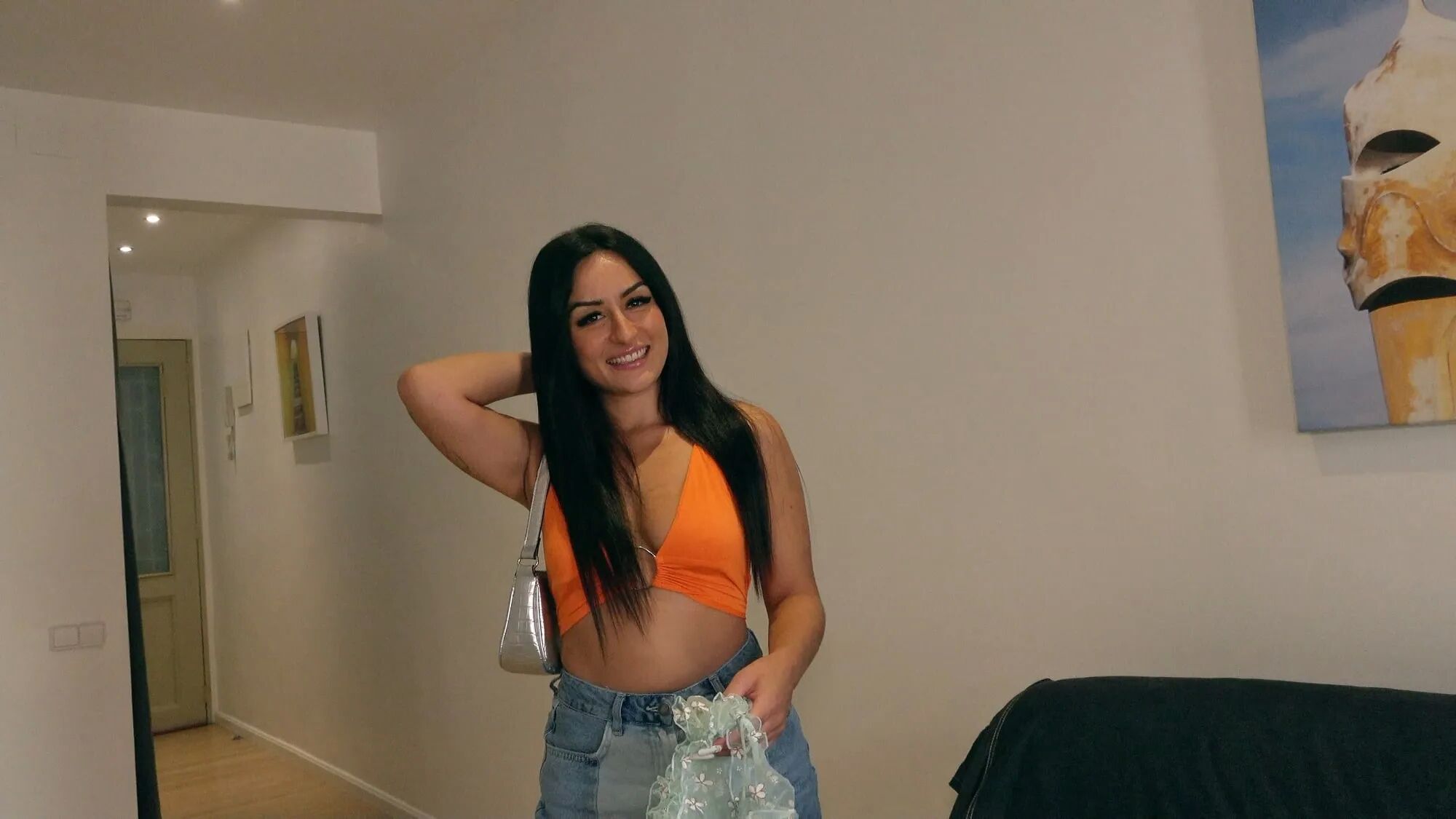 GERMAN SCOUT - Beautiful Big Butt Latina Annie Reis talk to - 32 Pics