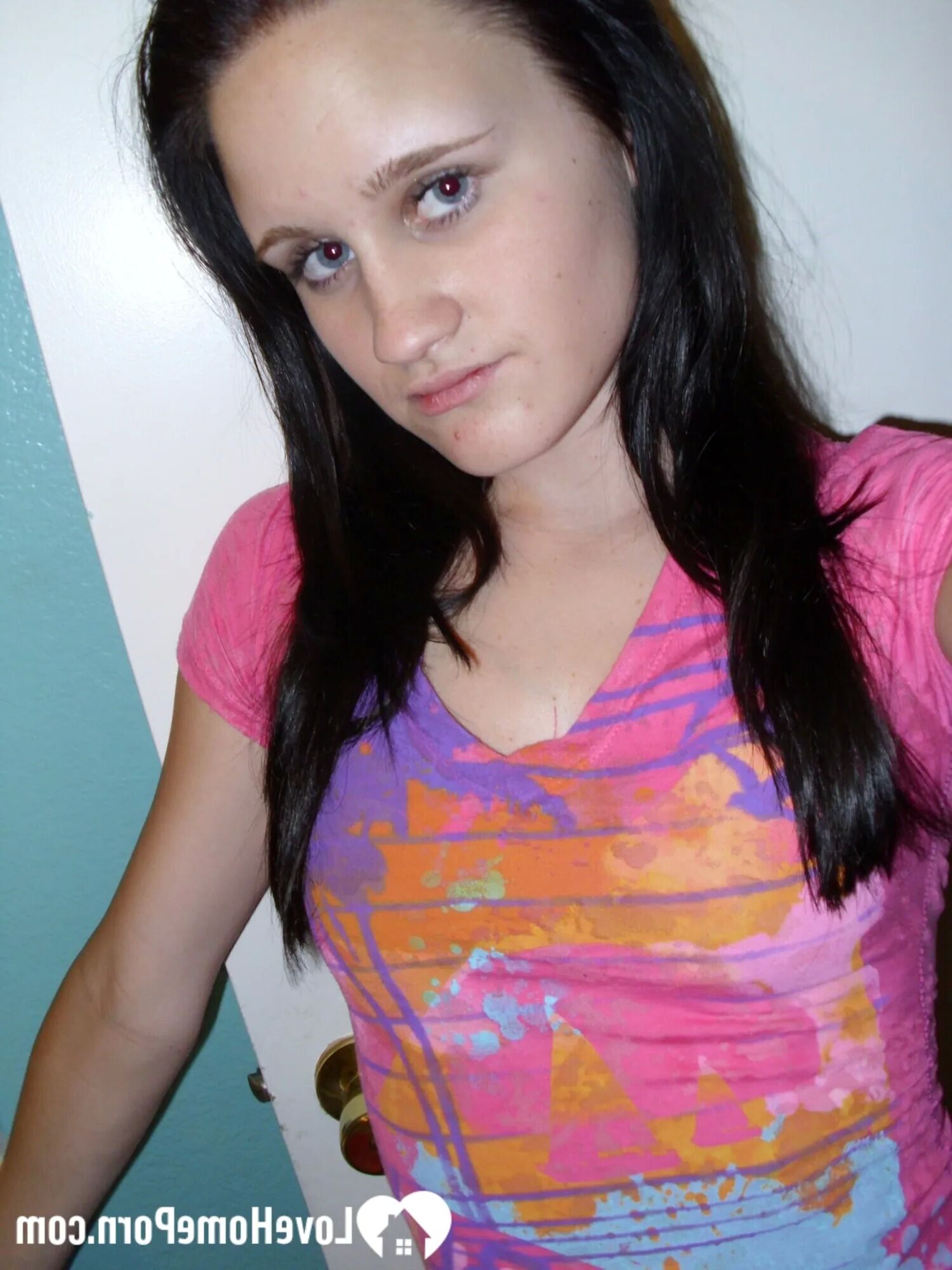 Teasing action by a big boobed chick - 34 Pics