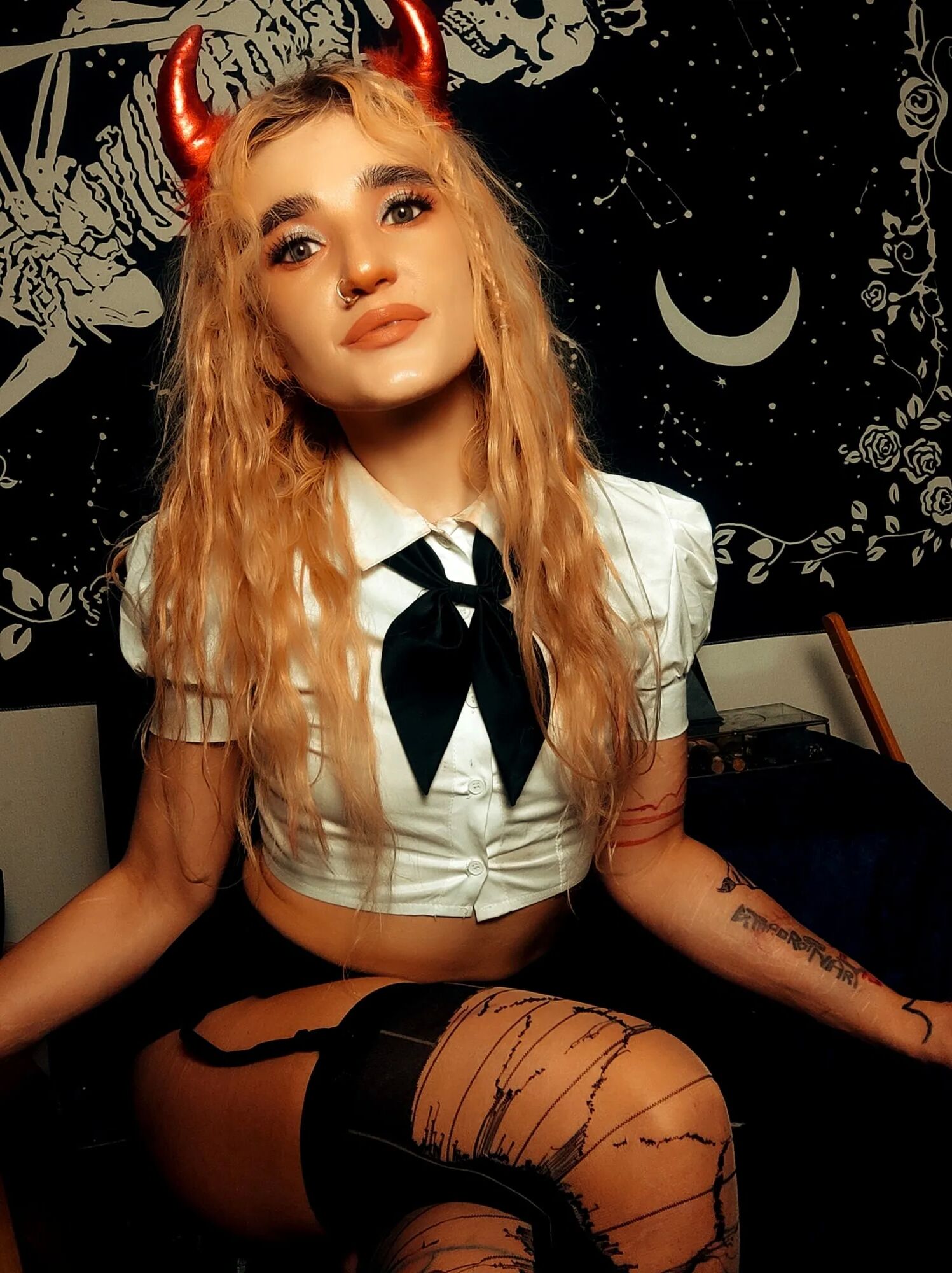 I'm a slutty devil in schooluniform waiting for a hard fuck - 29 Pics