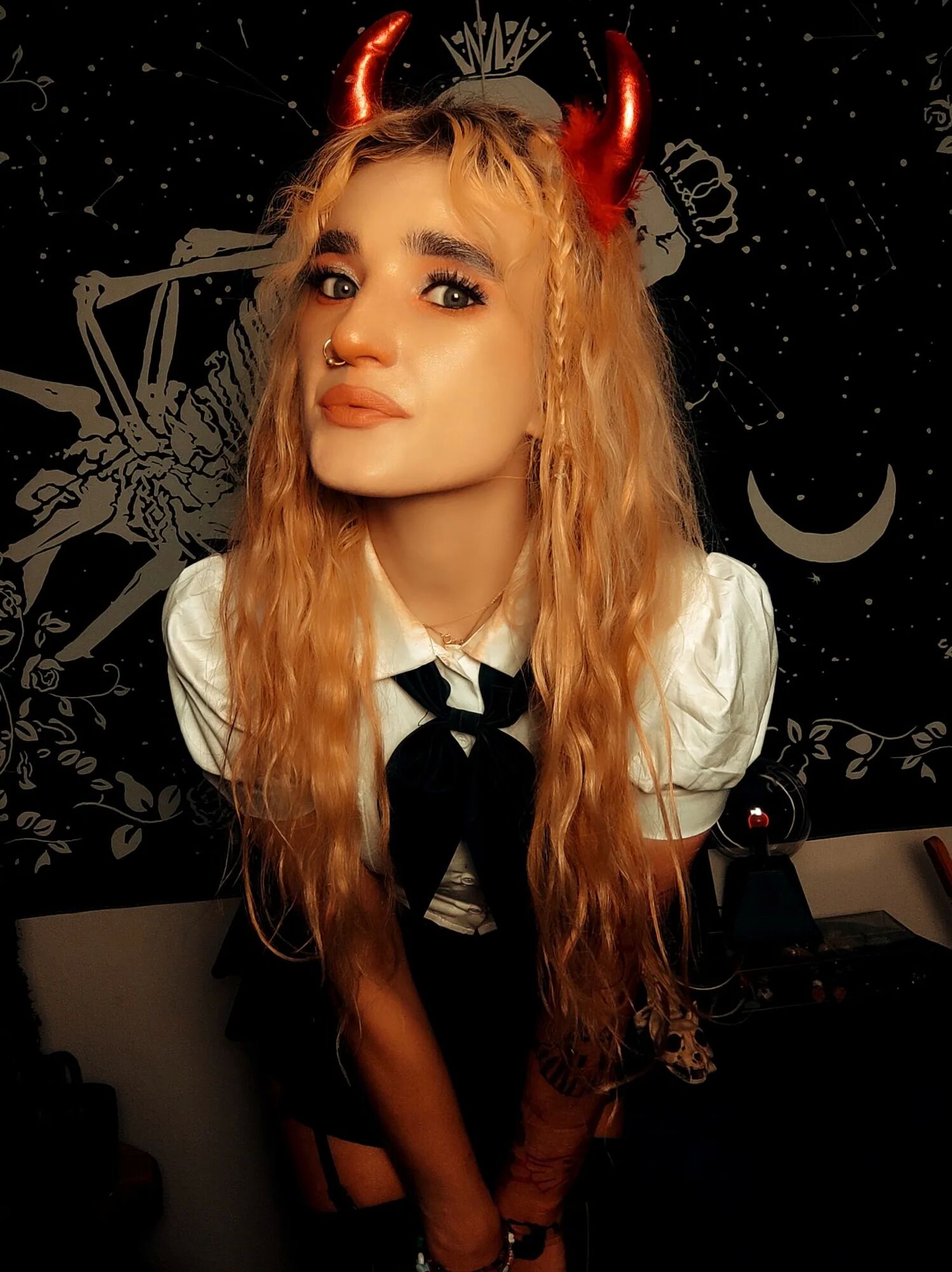 I'm a slutty devil in schooluniform waiting for a hard fuck - 29 Pics
