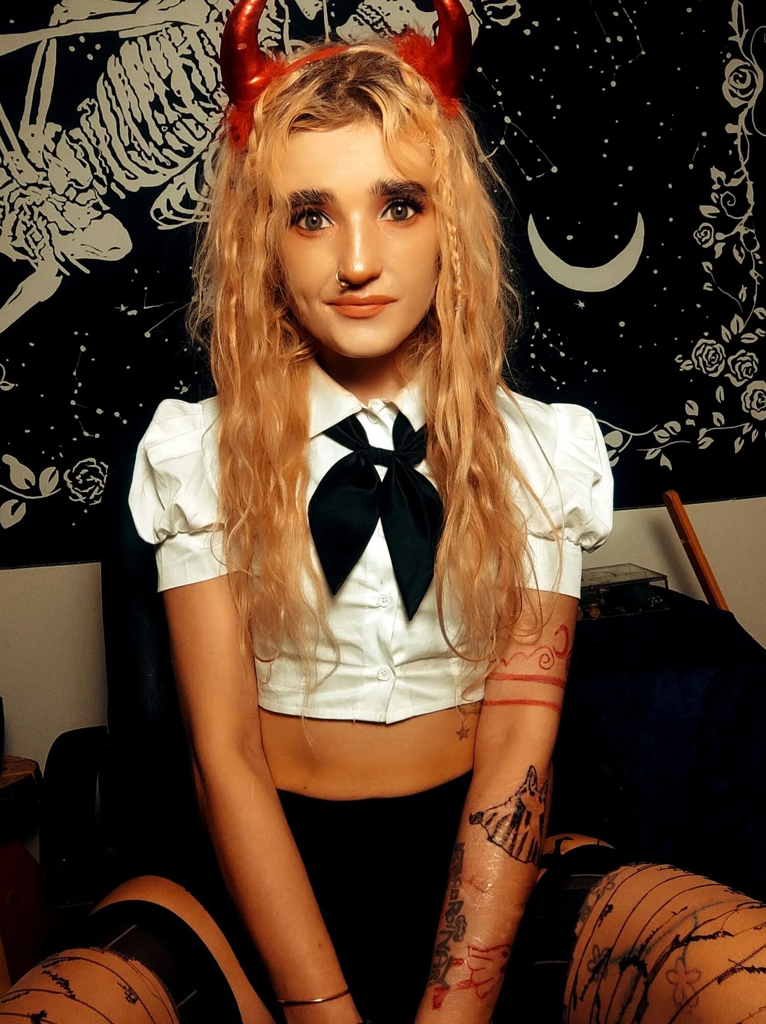 I'm a slutty devil in schooluniform waiting for a hard fuck - 29 Pics