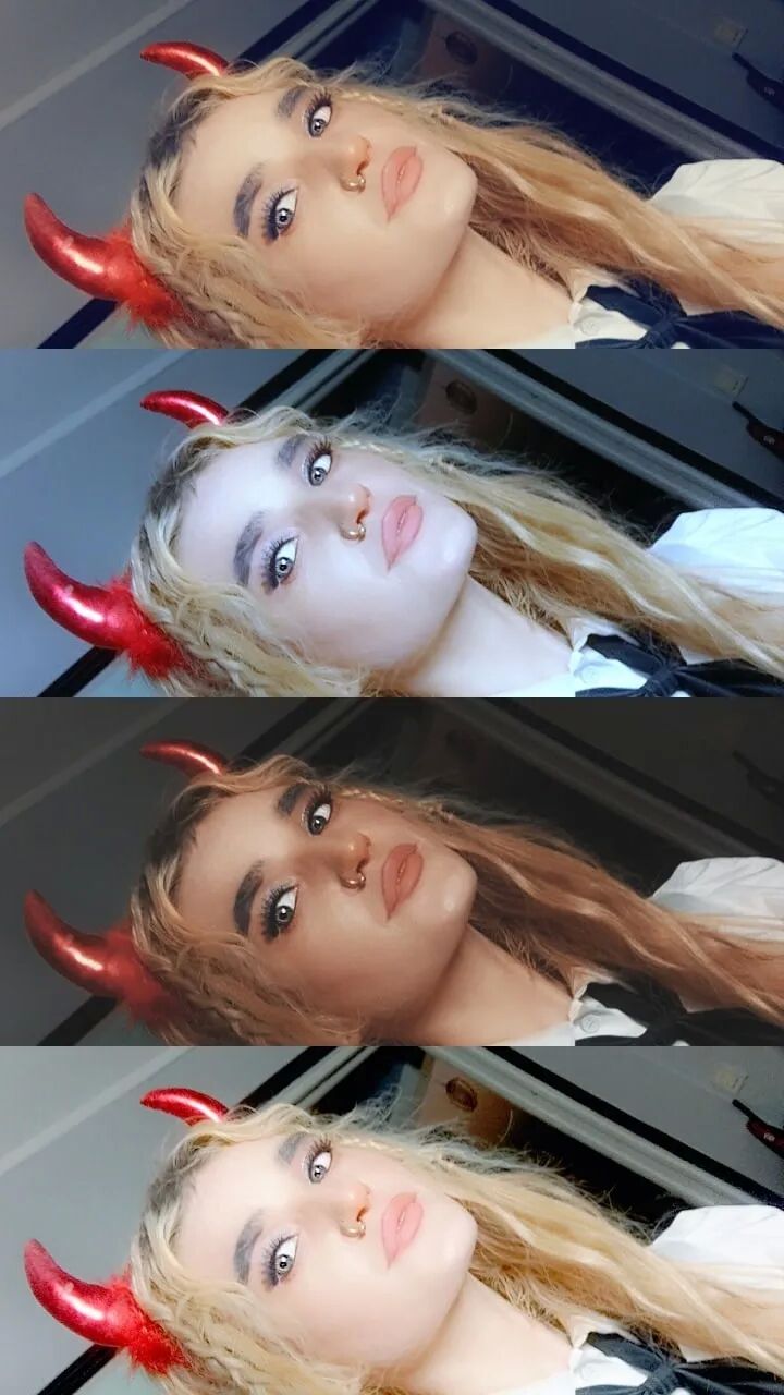 I'm a slutty devil in schooluniform waiting for a hard fuck - 29 Pics