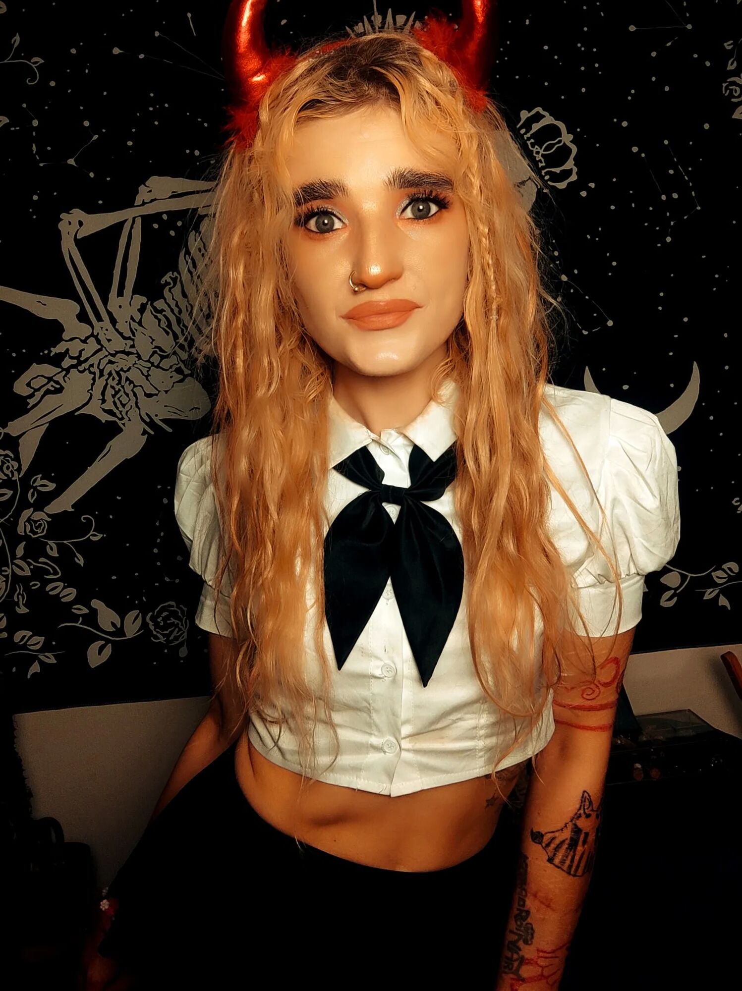 I'm a slutty devil in schooluniform waiting for a hard fuck - 29 Pics