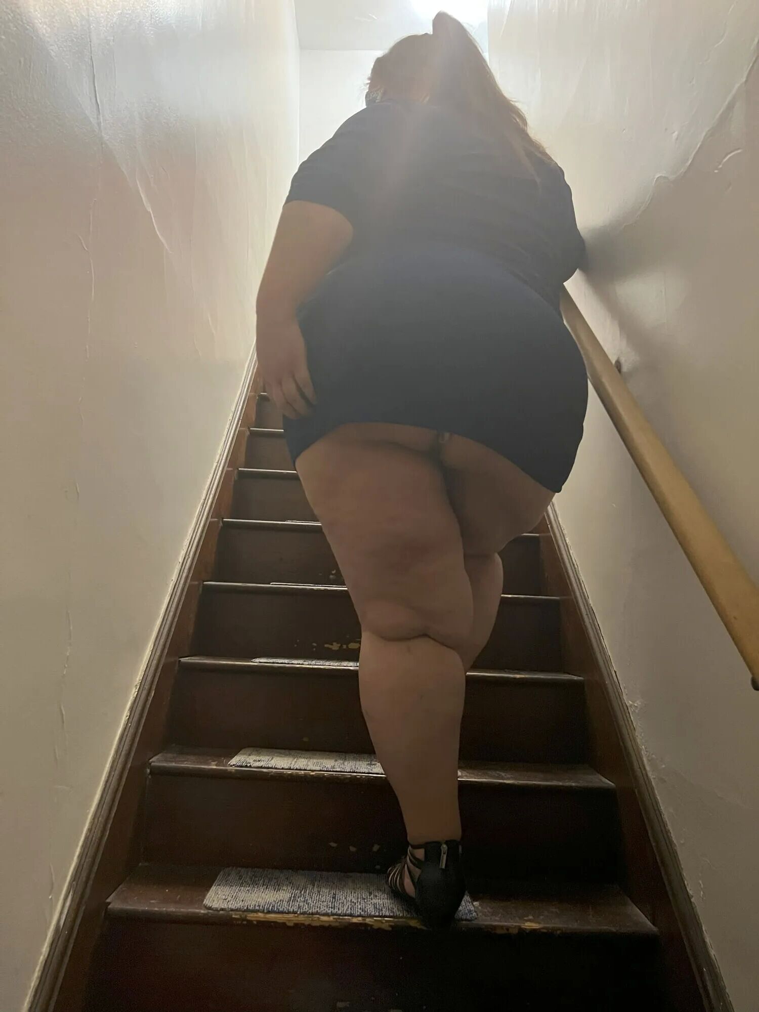 Masked Kitty Blue Kitten BBW Housewife Lingerie Shoot - 36 Pics