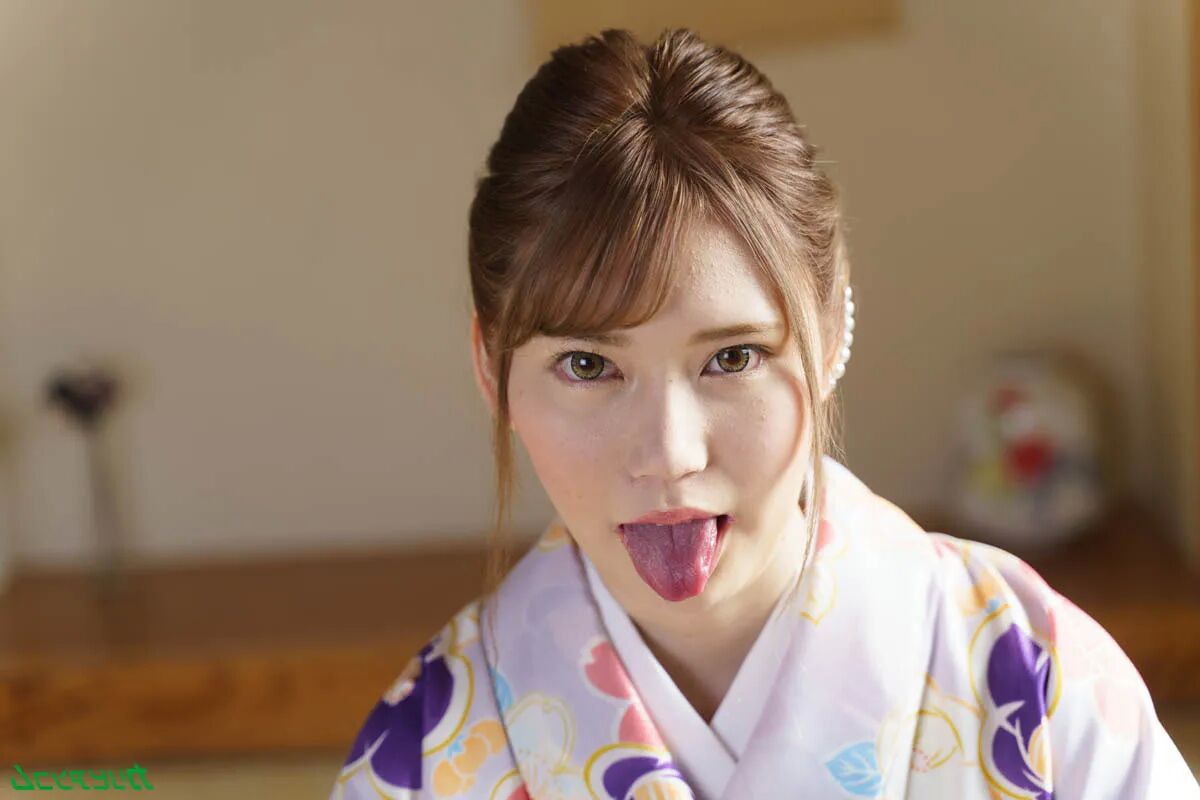 Yui Kisaragi :: Sexe hard avec une fille excitée en kimono - CARI - 20 Photos