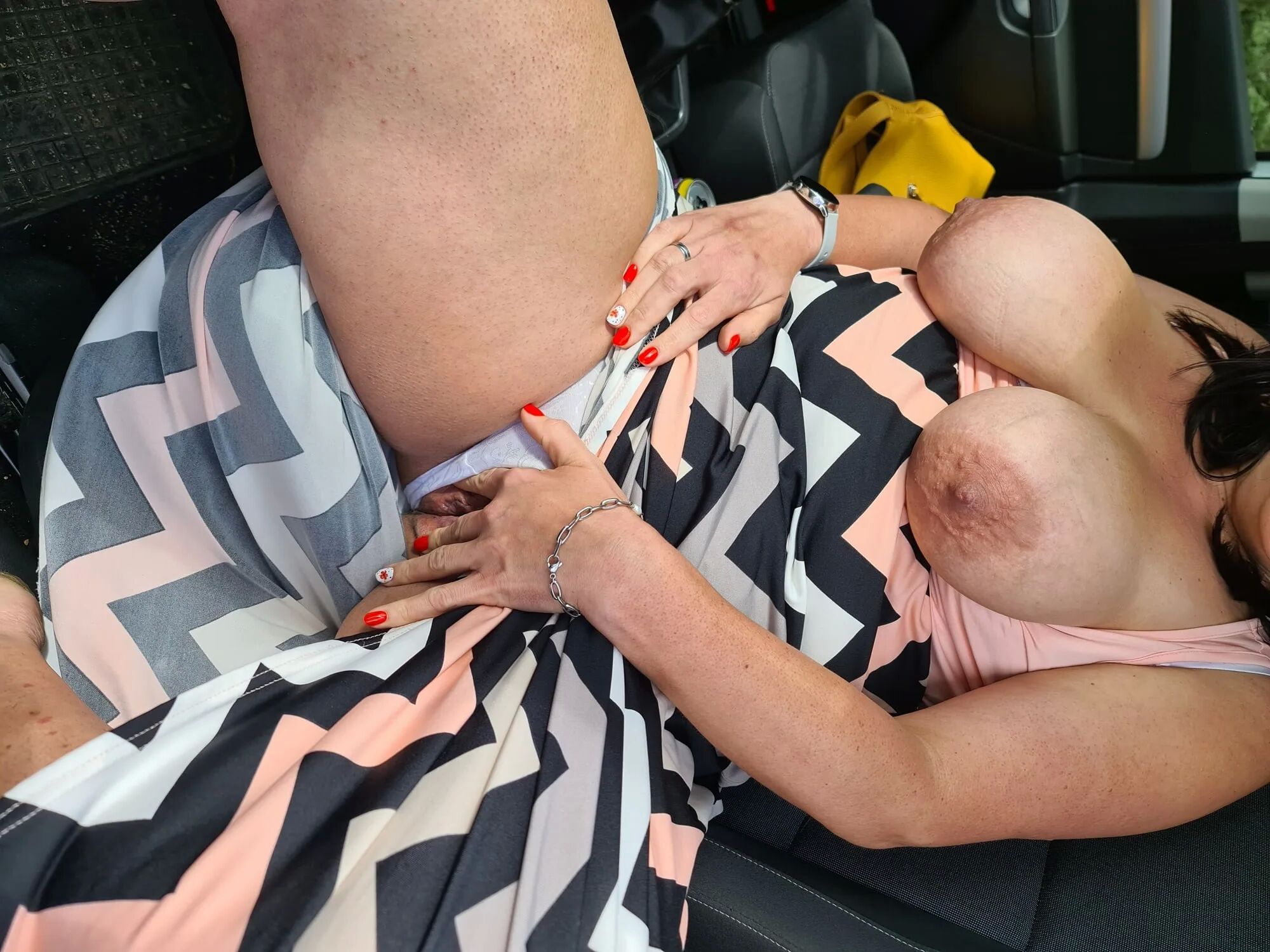 Busty milf in natuere - 58 Pics