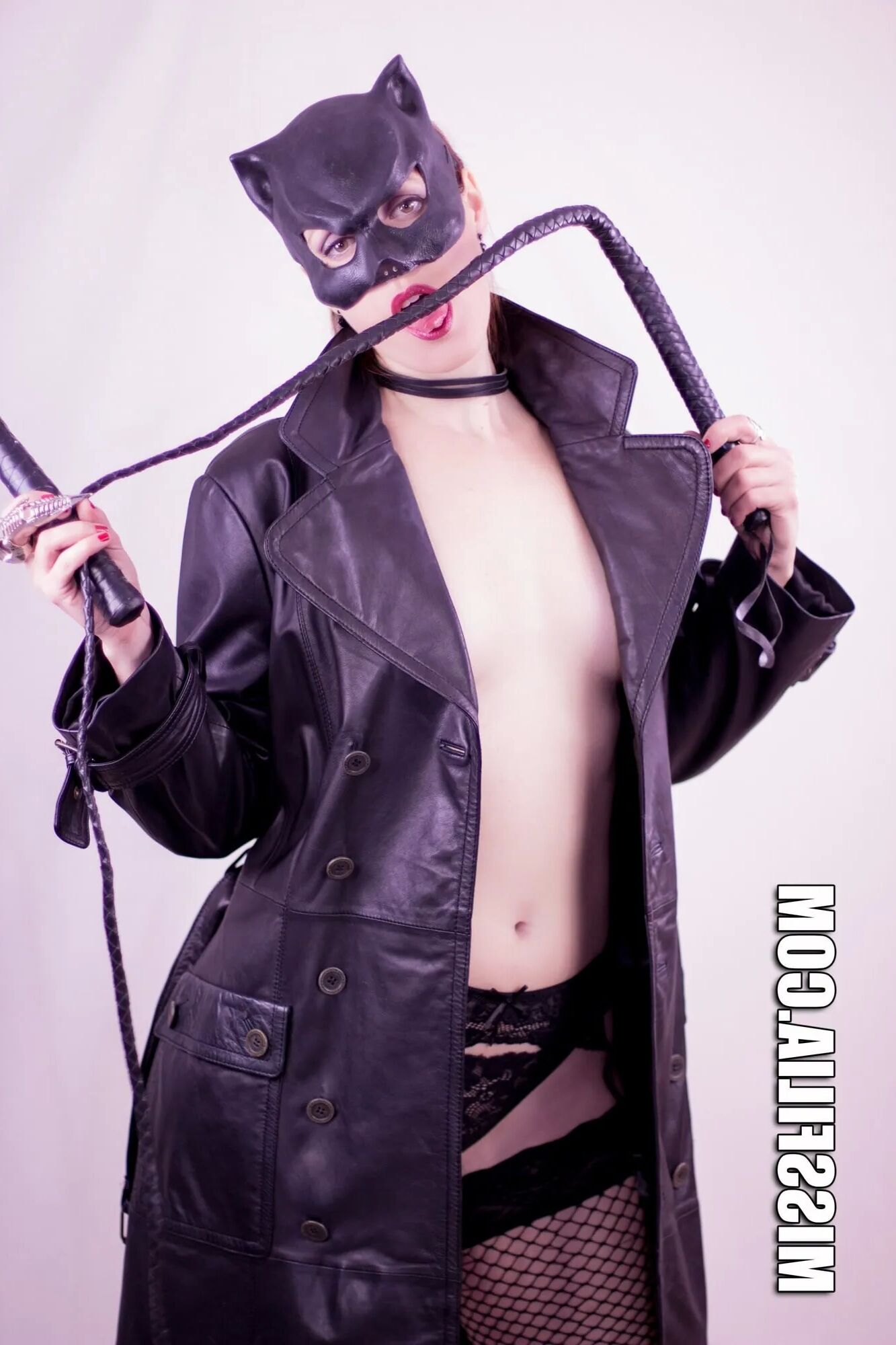 Leather Whip Play - 7 Pics