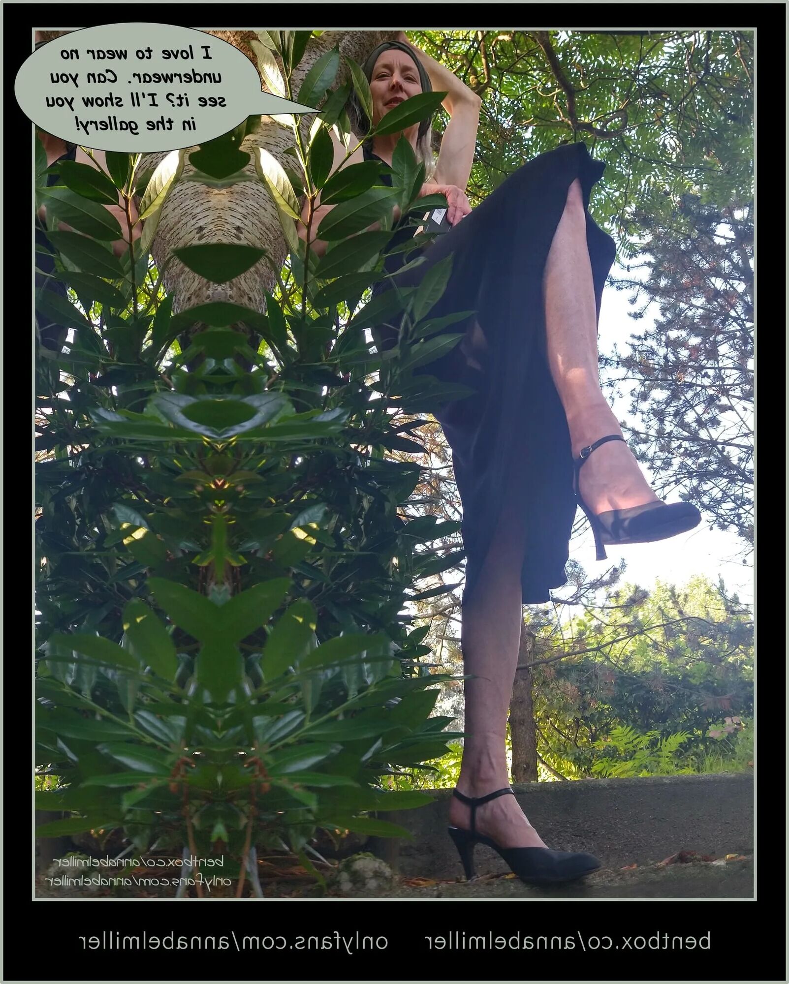 Annabel Miller: just walking through the park ... - 8 Pics