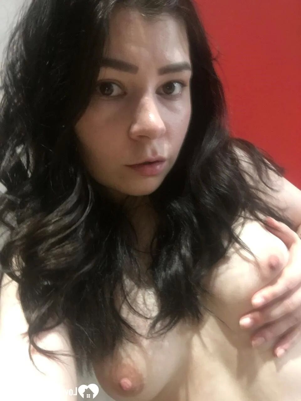 Curvy teen got naked in the office kitchen - 31 Pics