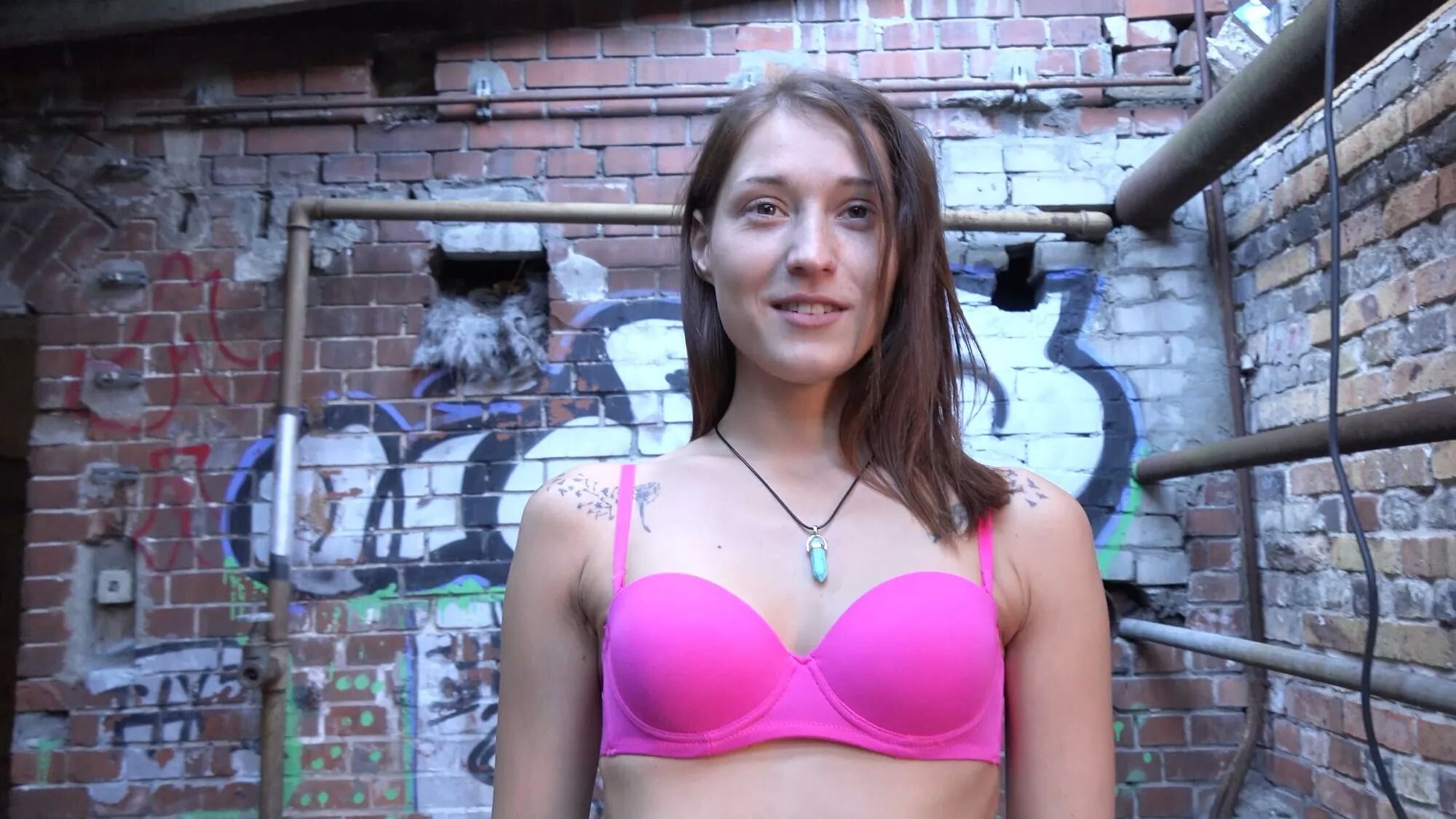 GERMAN SCOUT - Small Tits Fitness Model Mina K - 23 Pics